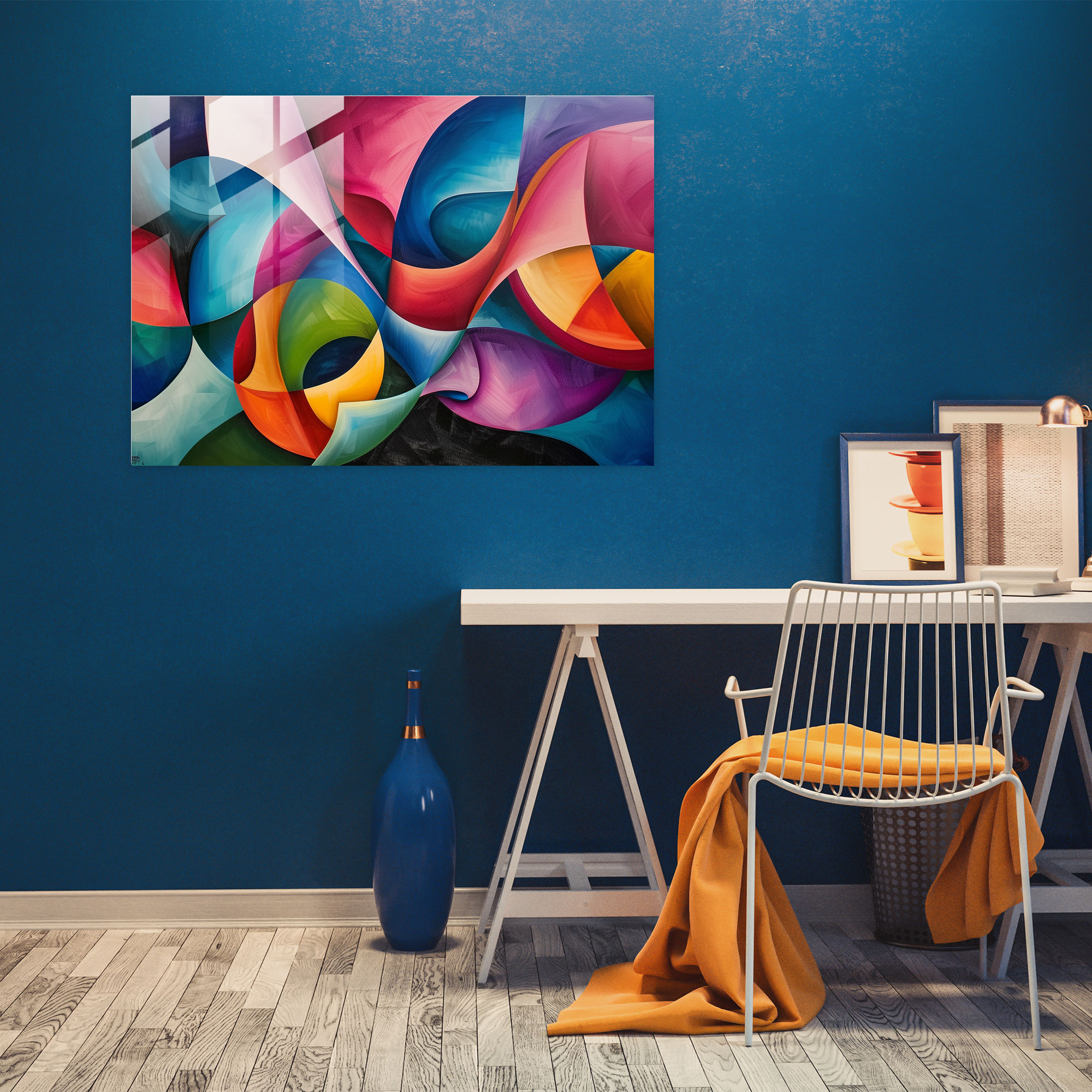 Fovism Art Style Glass Print - Fovism, Wall Decoration, Glass Wall Art, Home Decoration