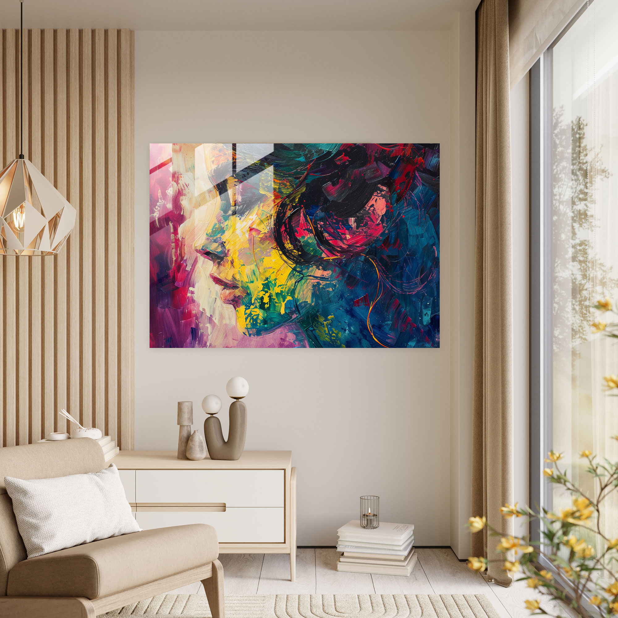 Fovism Art Style Glass Wall Art - Fovism, Home Decoration, Glass Wall Art, Wall Decoration