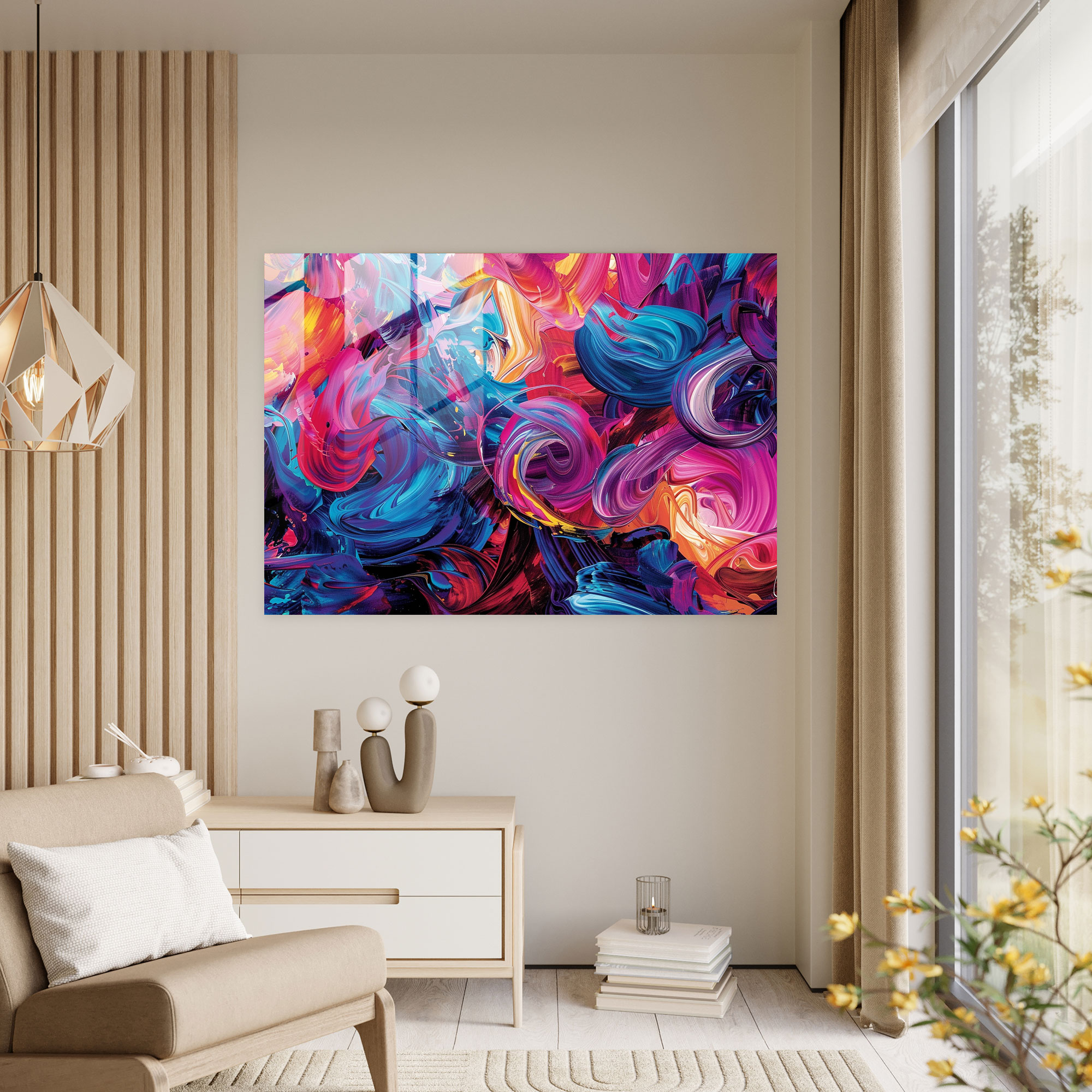Fovism Art Style Wall Decoration - Fovism, Glass Art, Modern Art, Glass Print