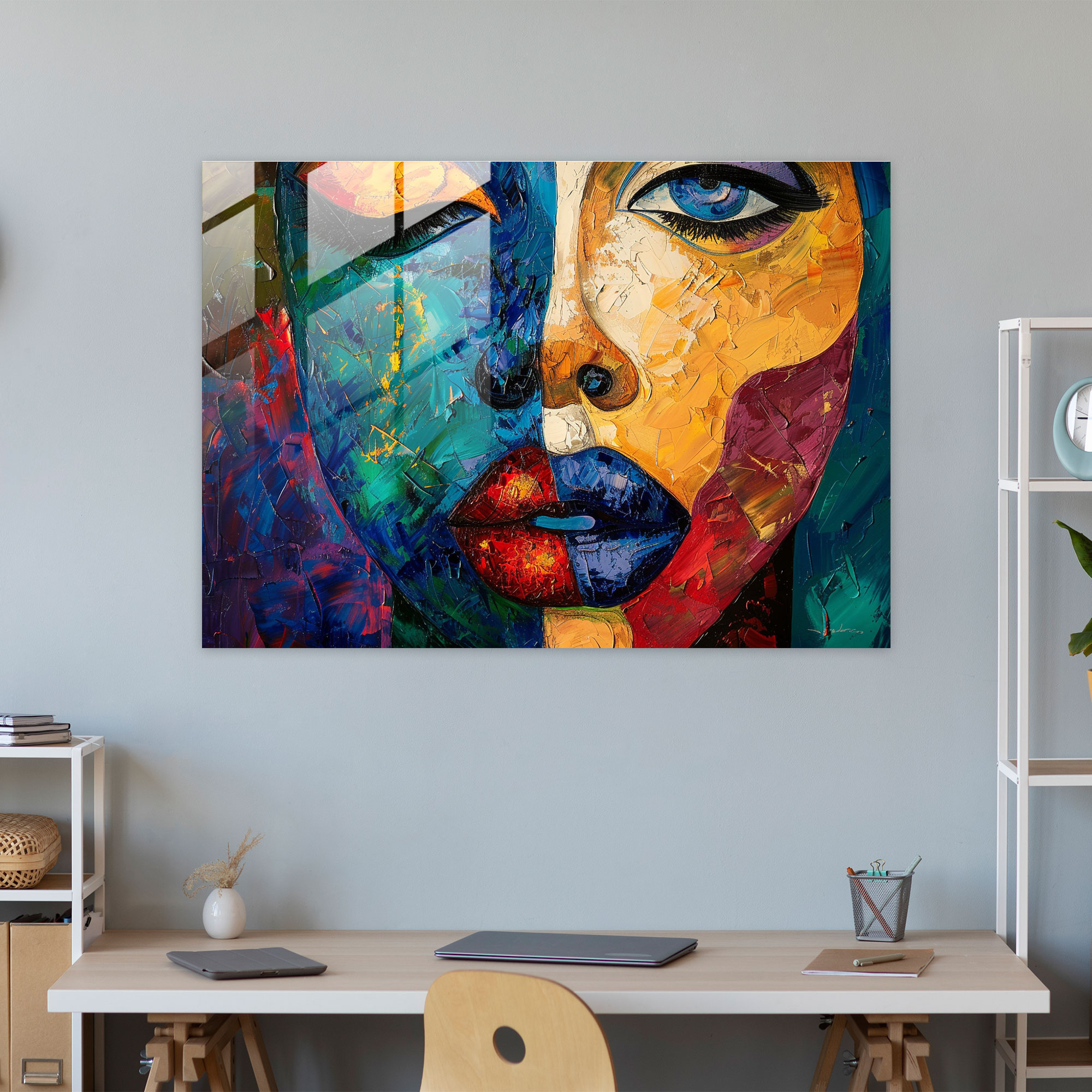 Fovism Glass Print Modern Art - Fovism, Glass Art, Modern Art, Glass Print