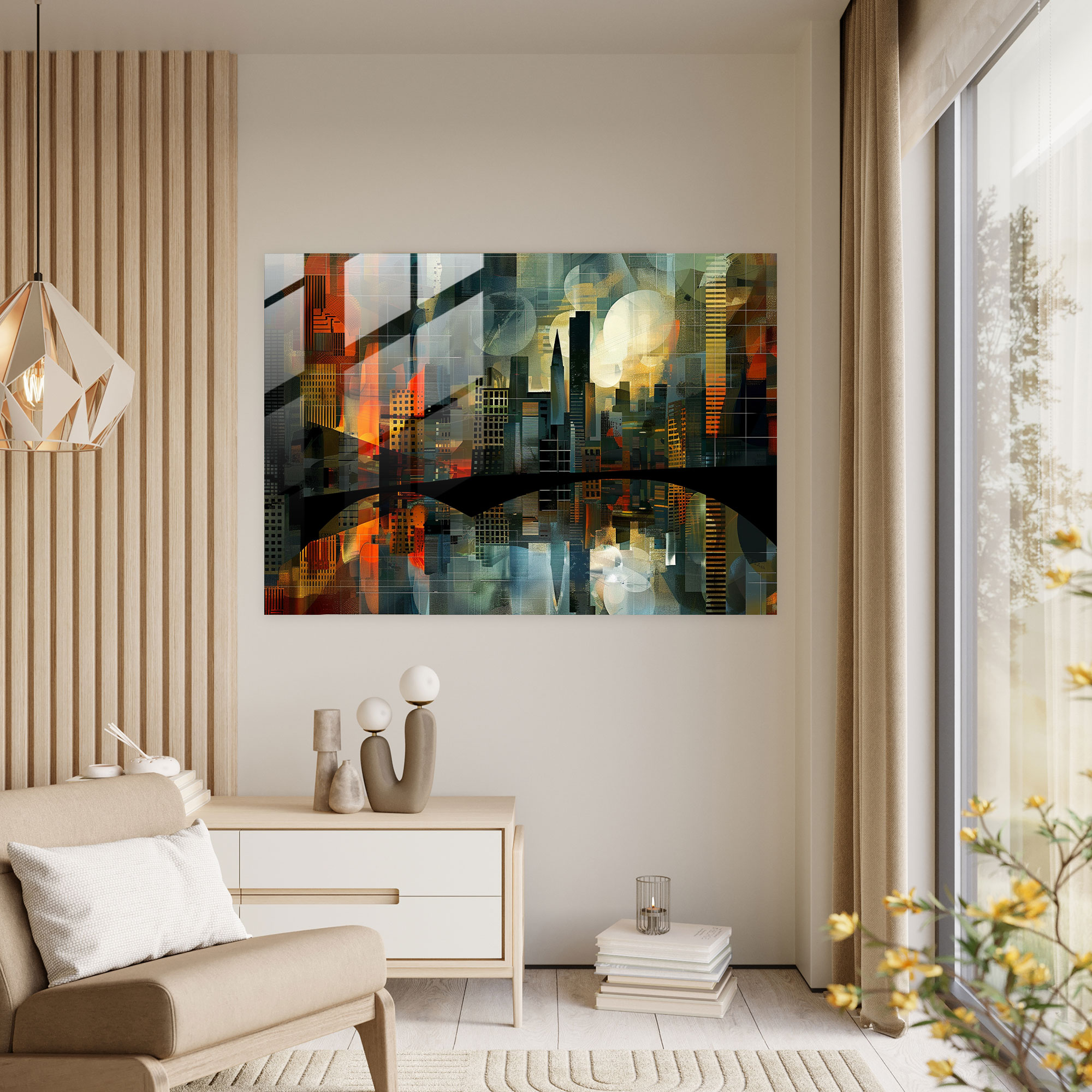 Fovism Glass Wall Art Home Decoration - Fovism, Modern Art, Glass Art, Glass Print