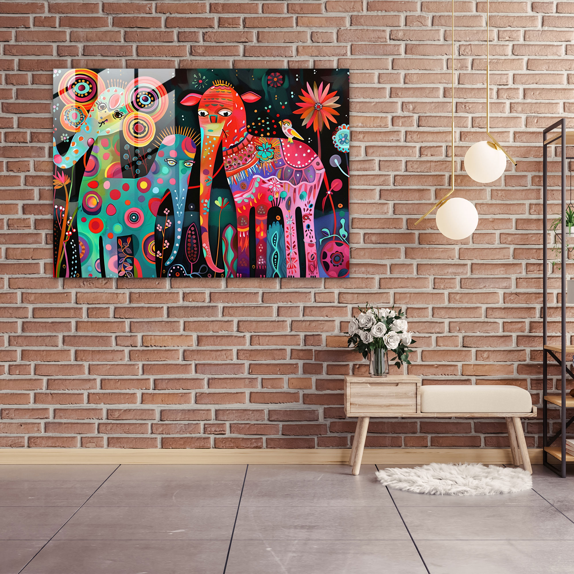 Fovism Glass Art Modern Art - Fovism, Wall Decoration, Glass Art, Glass Print