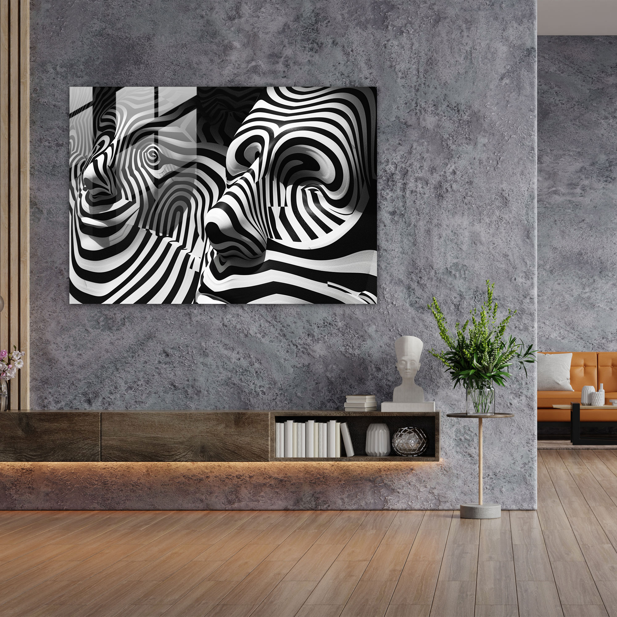 Fovism Glass Art Wall Decoration - Fovism, Glass Art, Glass Print, Wall Decoration