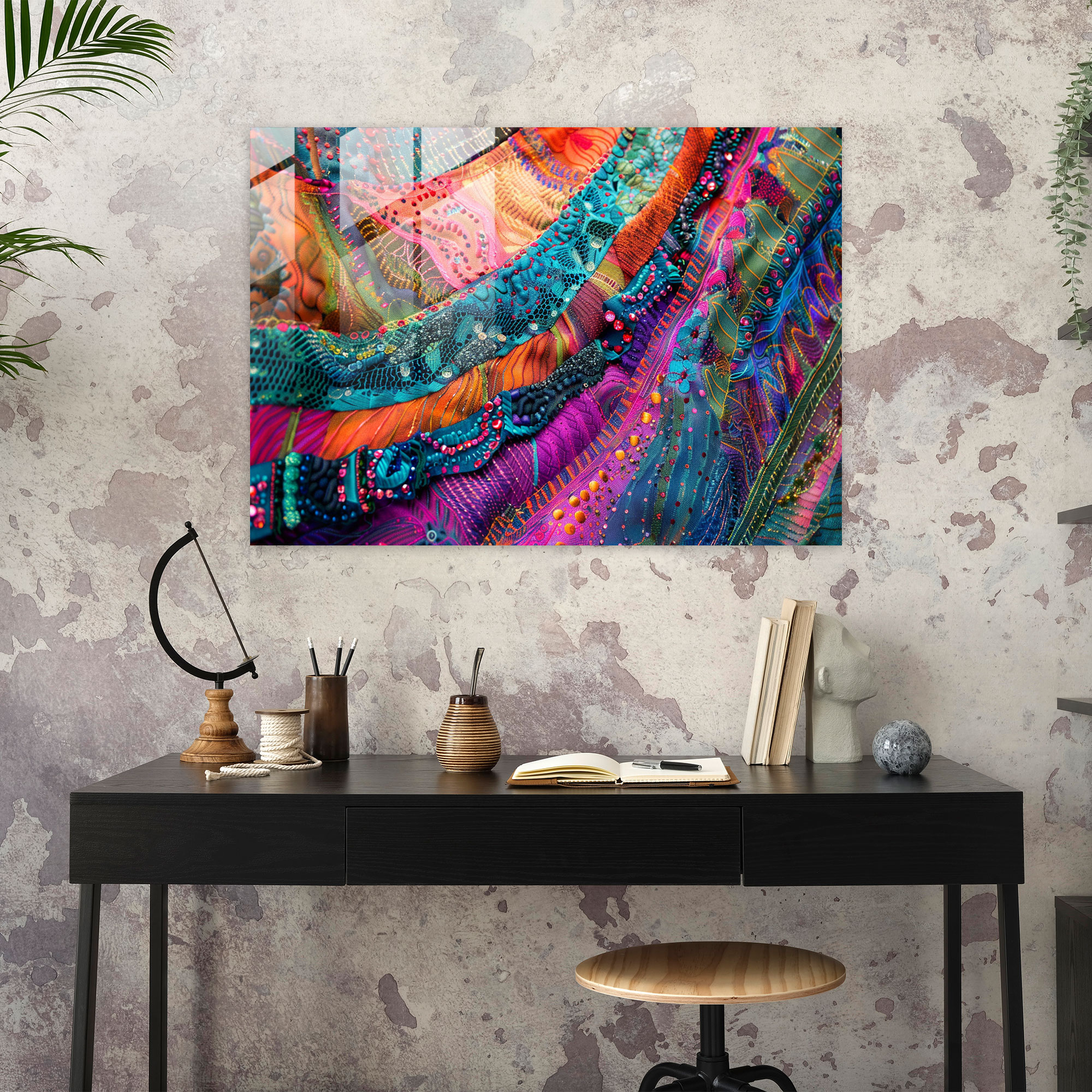 Fovism Art Style Glass Print - Fovism, Home Decoration, Glass Art, Glass Print