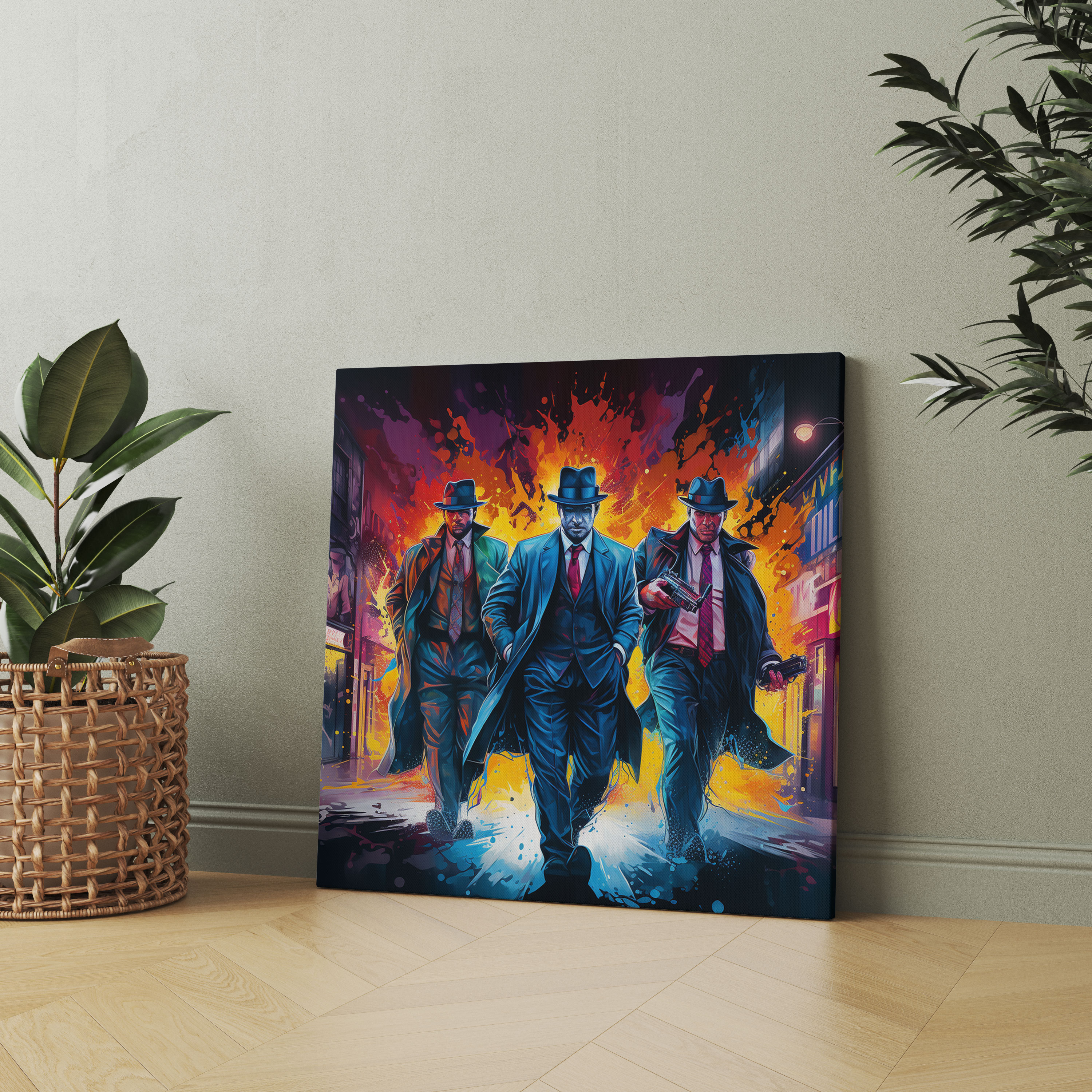 Goodfellas Graffiti Canvas Print - Goodfellas, Wall Decoration, Home Decoration, Canvas