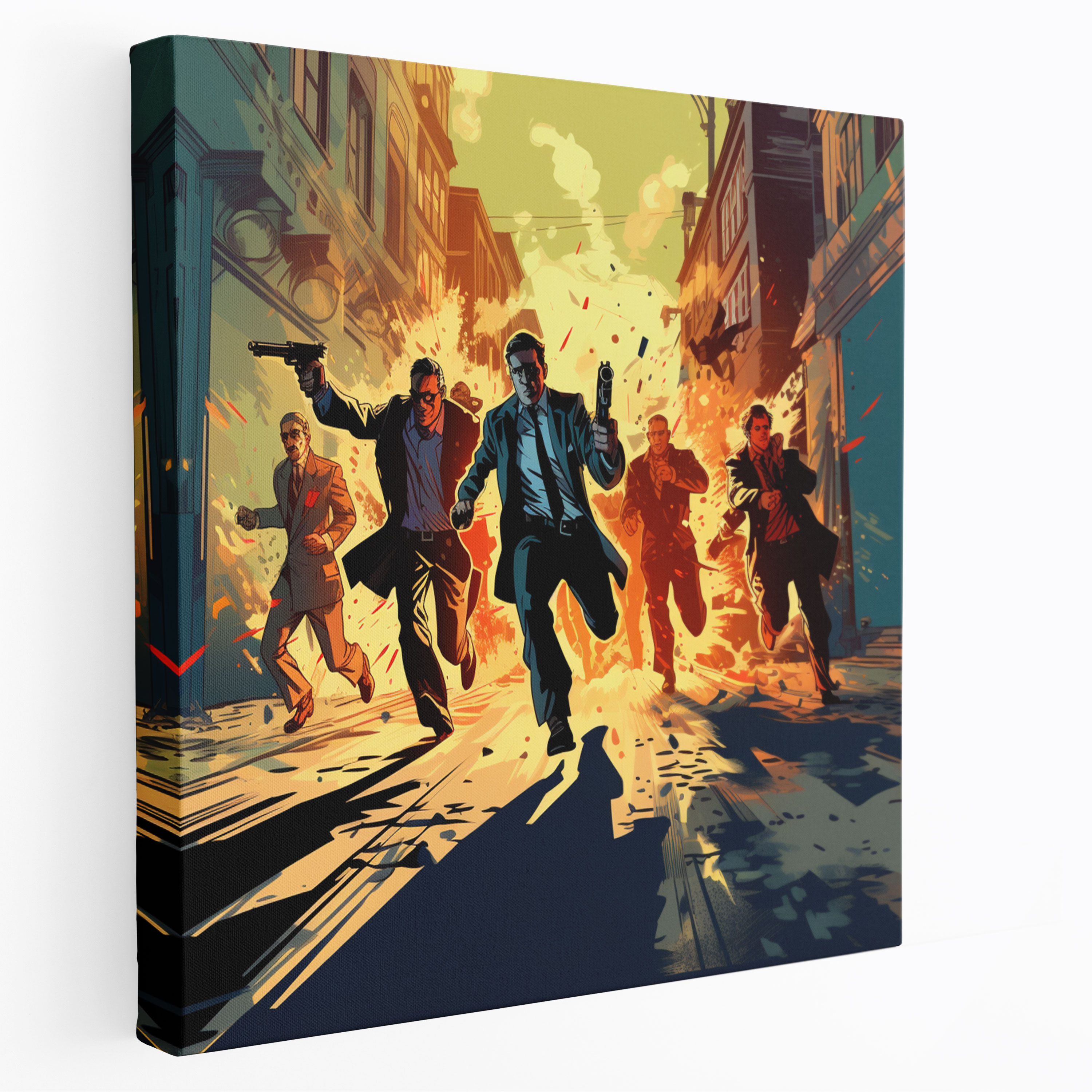 Goodfellas Retro Comic Canvas Print - Goodfellas, Canvas Print, Bold Colors, Wall Decoration