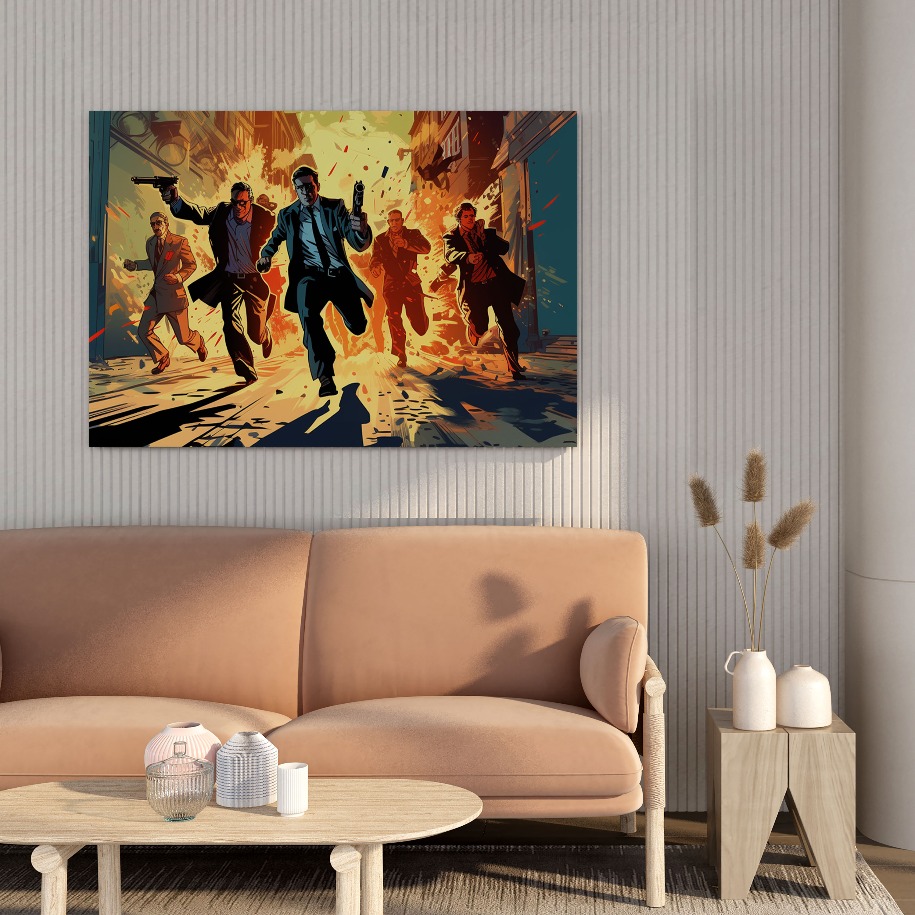 Goodfellas Retro Comic Canvas Print - Goodfellas, Canvas Print, Bold Colors, Wall Decoration