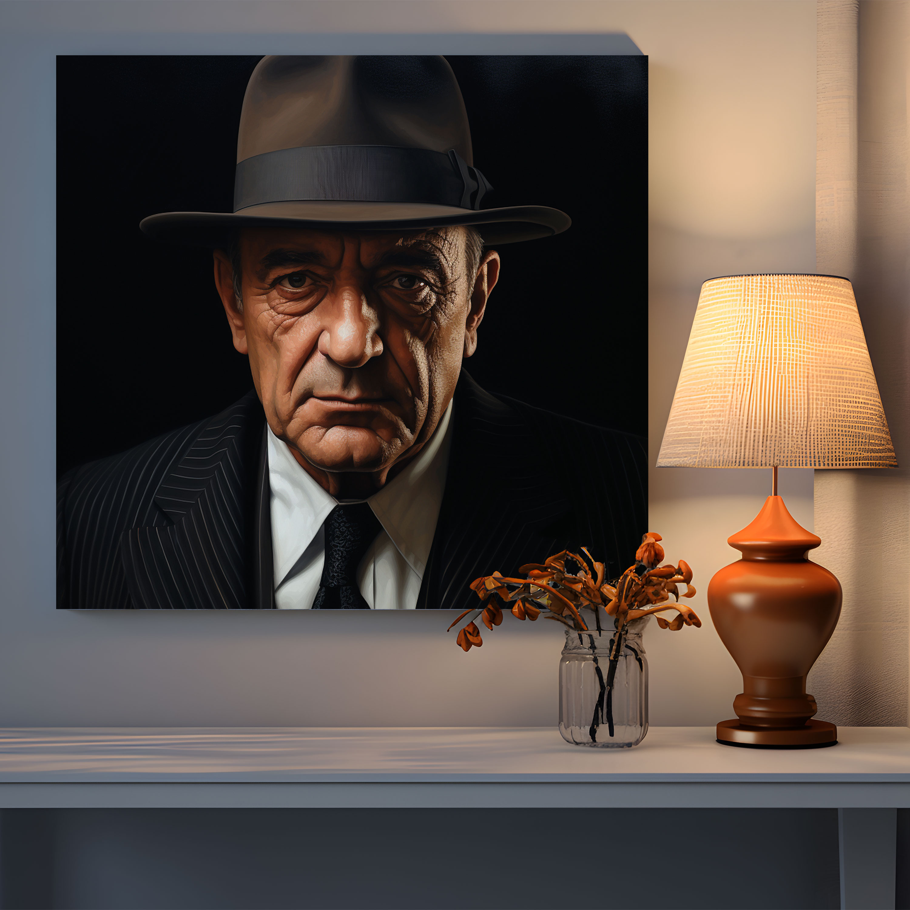 Goodfellas Realistic Portrait Canvas Print - Goodfellas, Sophistication, Stunning Centerpiece, Canvas