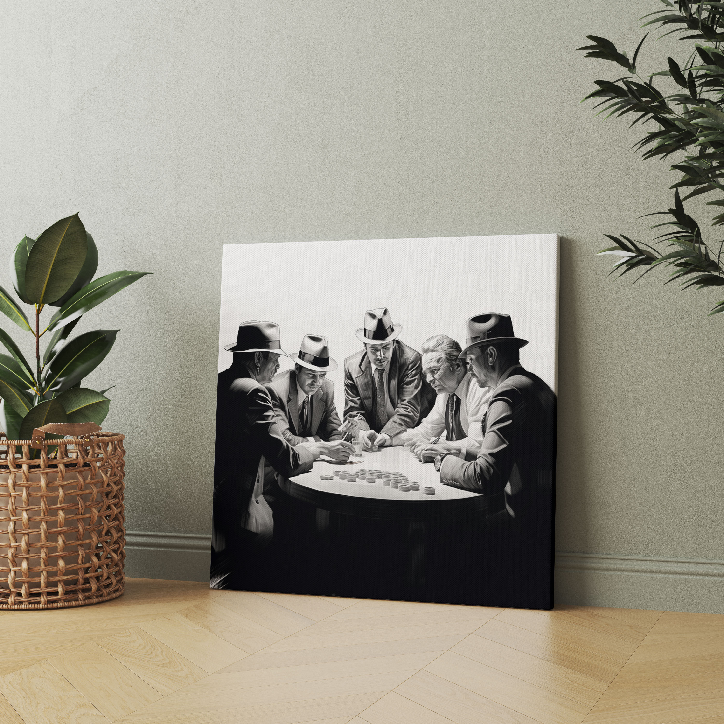Goodfellas Canvas Print - Goodfellas, Wall Decoration, Pencil Sketch, Canvas Print