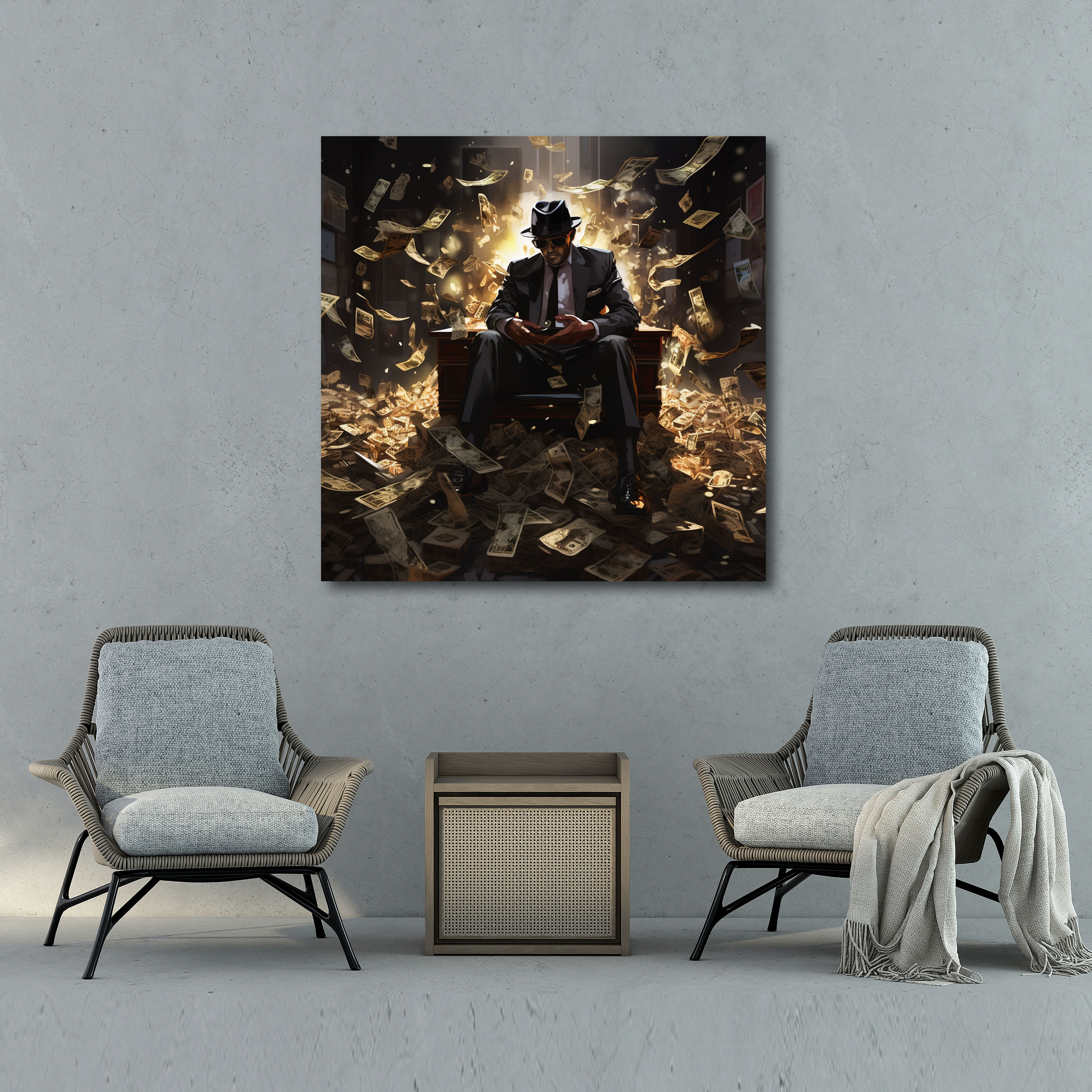 Goodfellas Wall Art - Goodfellas, Wall Art, Canvas, Money Stacks