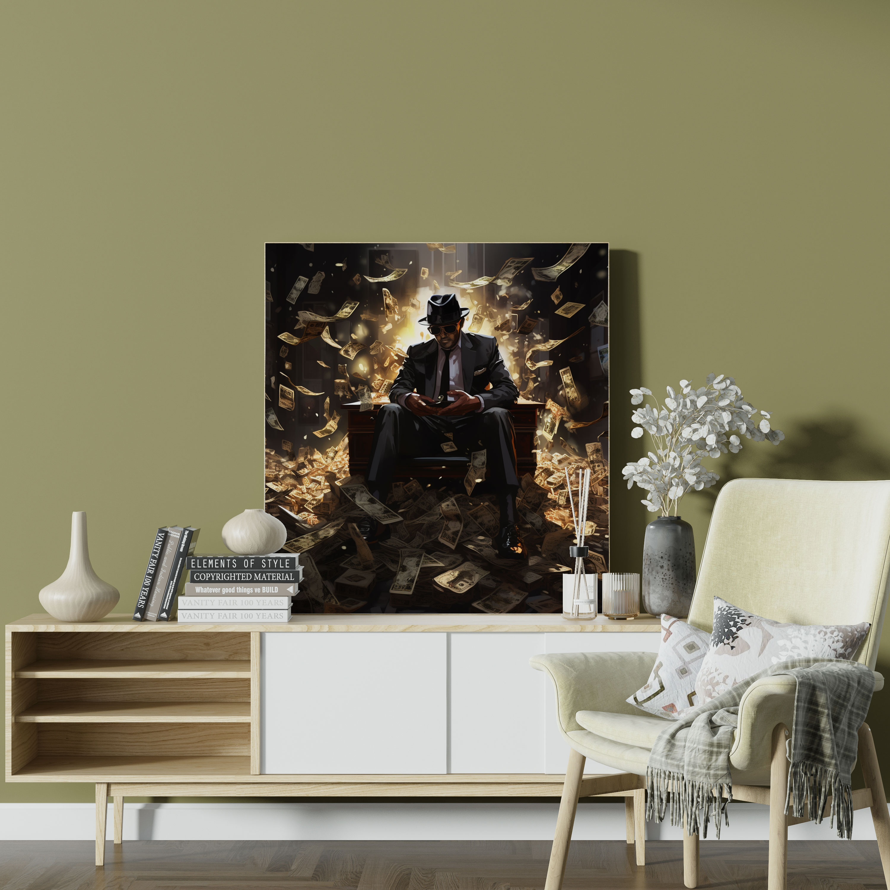 Goodfellas Wall Art - Goodfellas, Wall Art, Canvas, Money Stacks