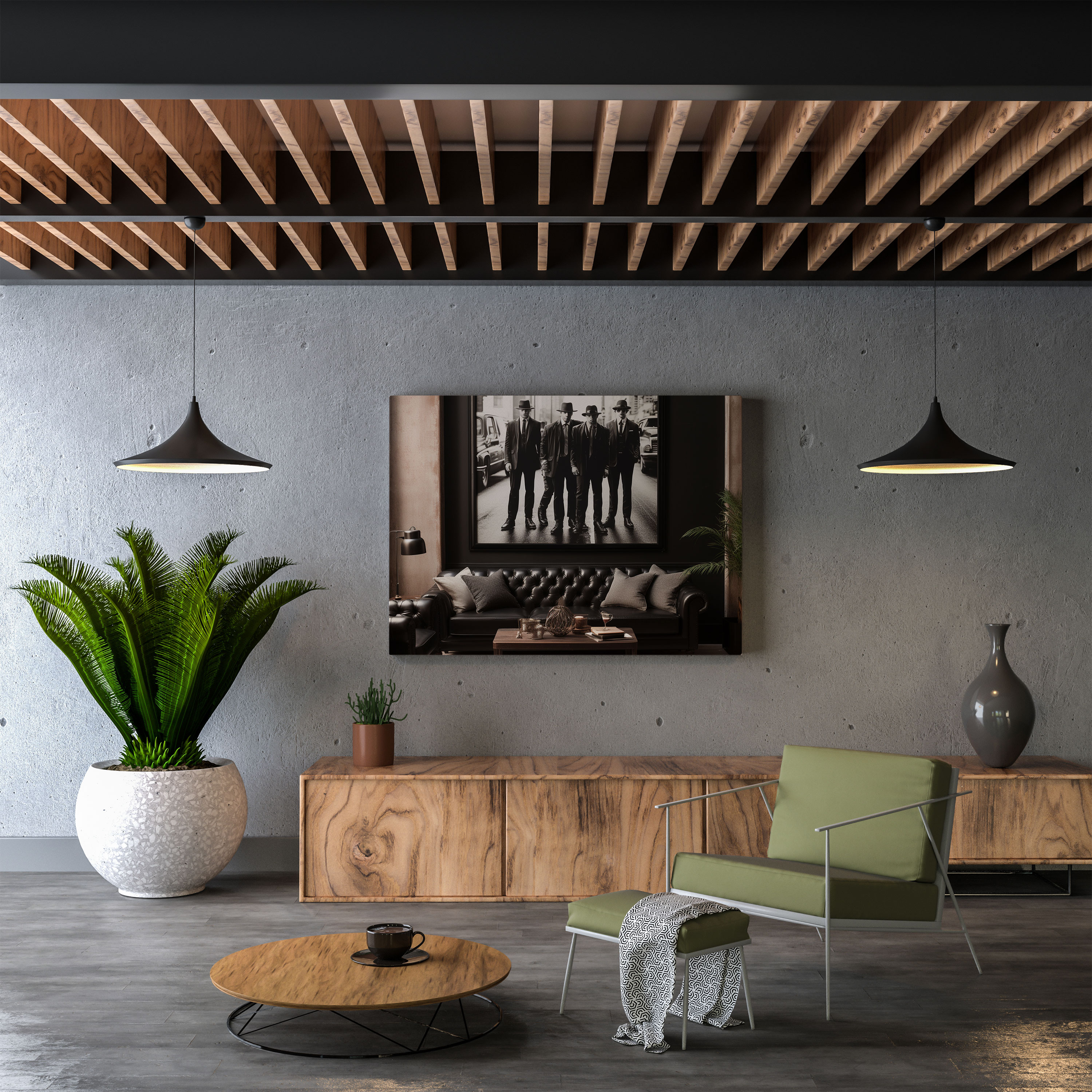 Goodfellas Vintage-Inspired Wall Decoration - Goodfellas, Vintage-Inspired, Stylish Gangsters, Wall Decoration