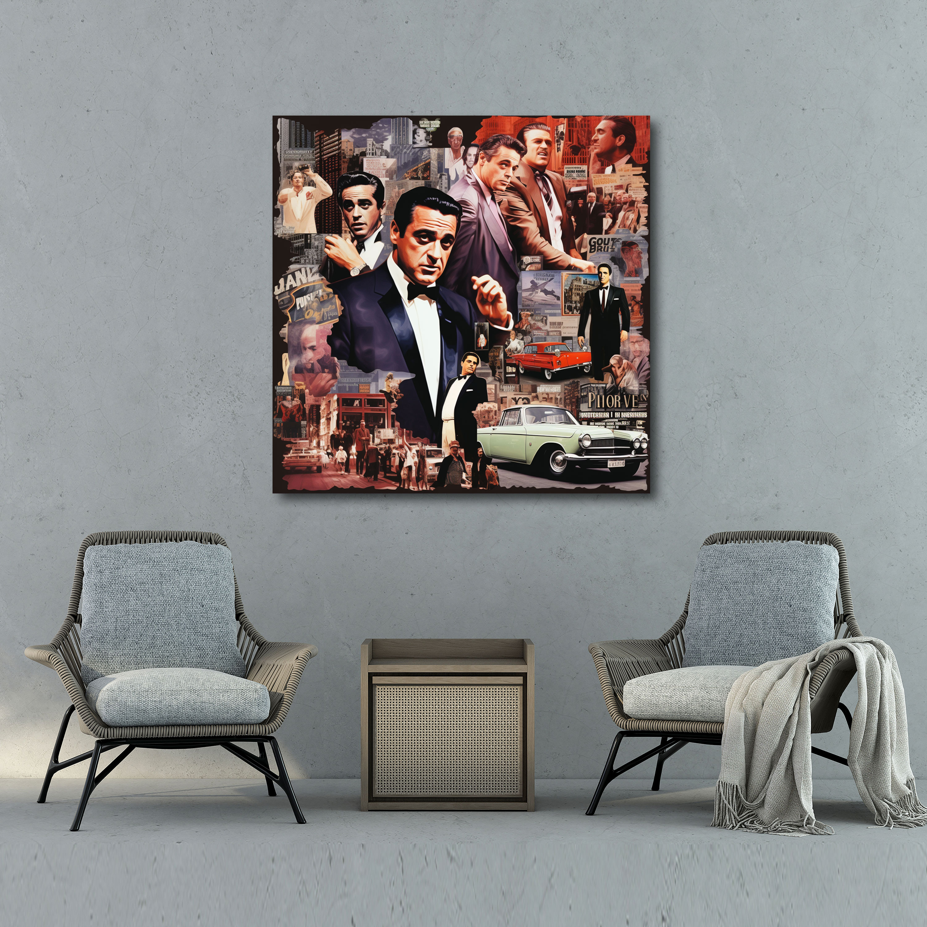 Goodfellas Artistic Canvas Print - Goodfellas, Iconic Scenes, Canvas Wall Art, Home Decoration