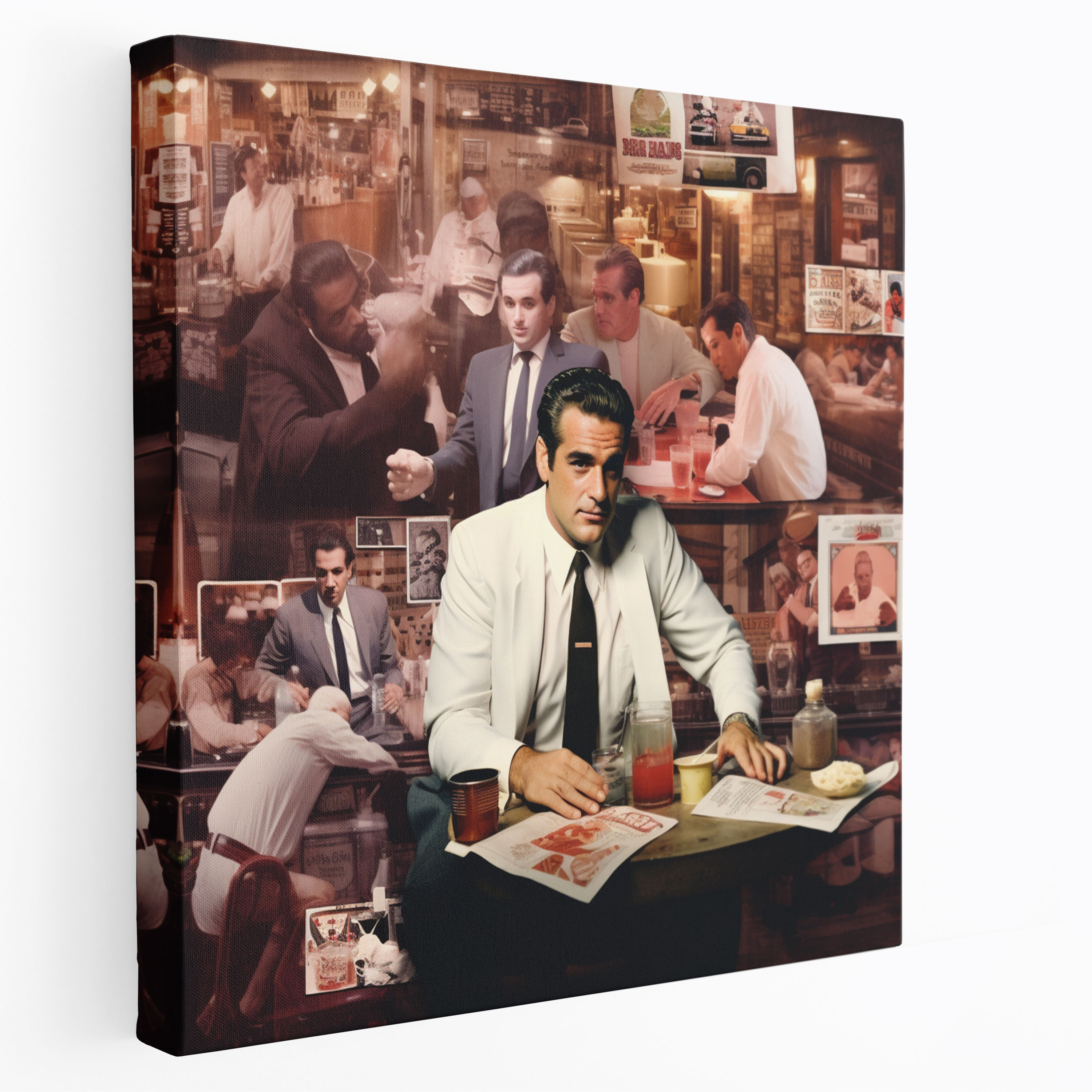 Goodfellas Photo Collage Canvas Print - Goodfellas, Canvas, Canvas Wall Art, Wall Decoration
