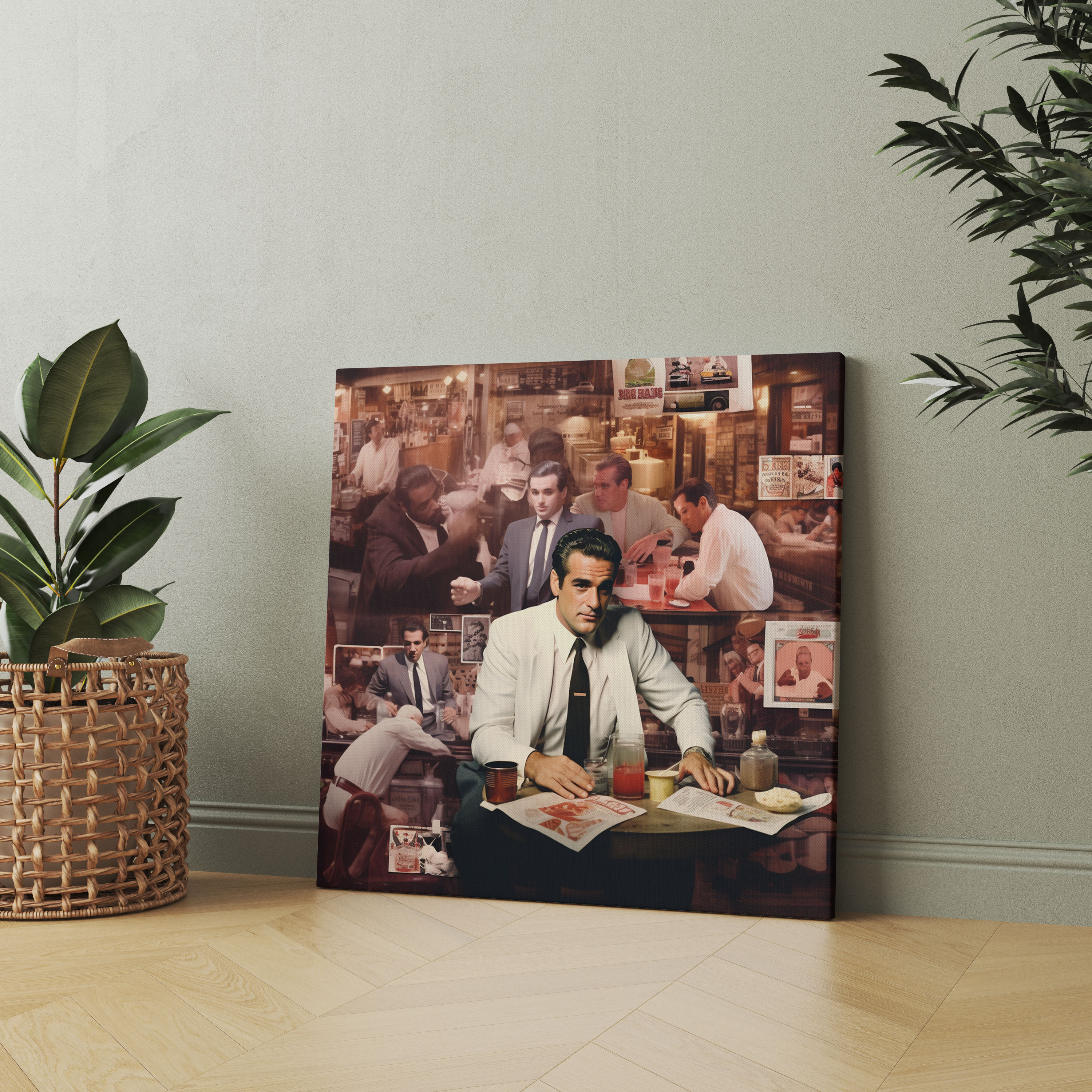 Goodfellas Photo Collage Canvas Print - Goodfellas, Canvas, Canvas Wall Art, Wall Decoration