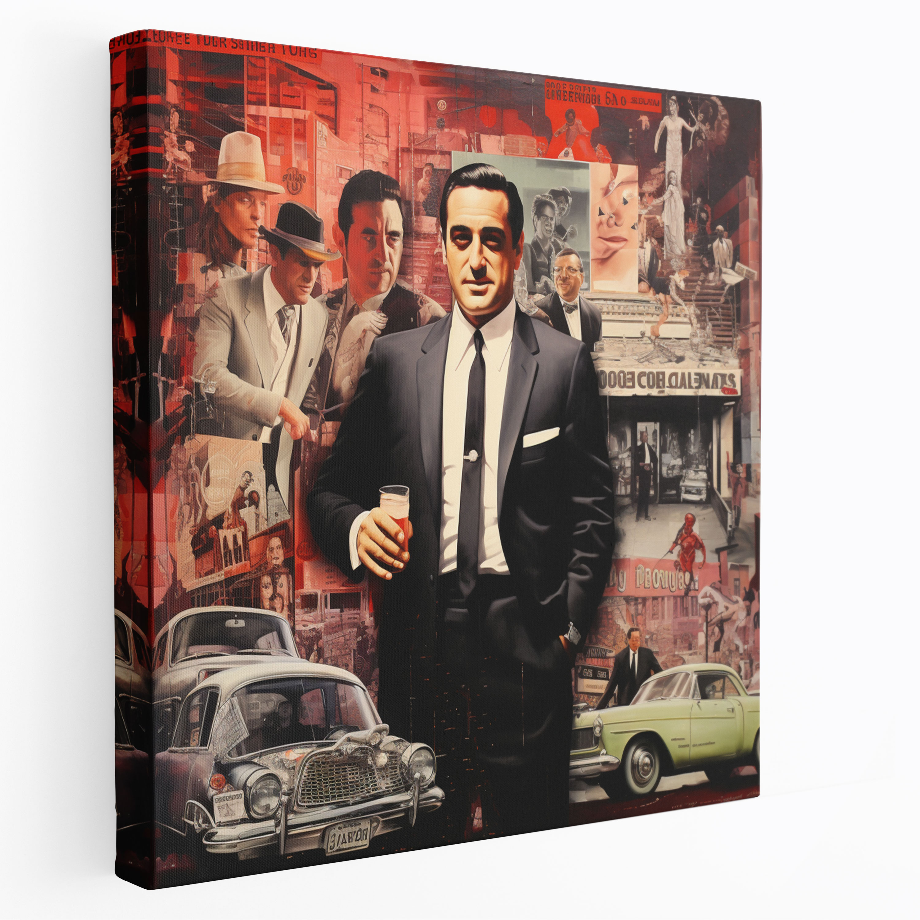 Leinwandbild Goodfellas Surreal - Goodfellas Wandkunst Mafialeben