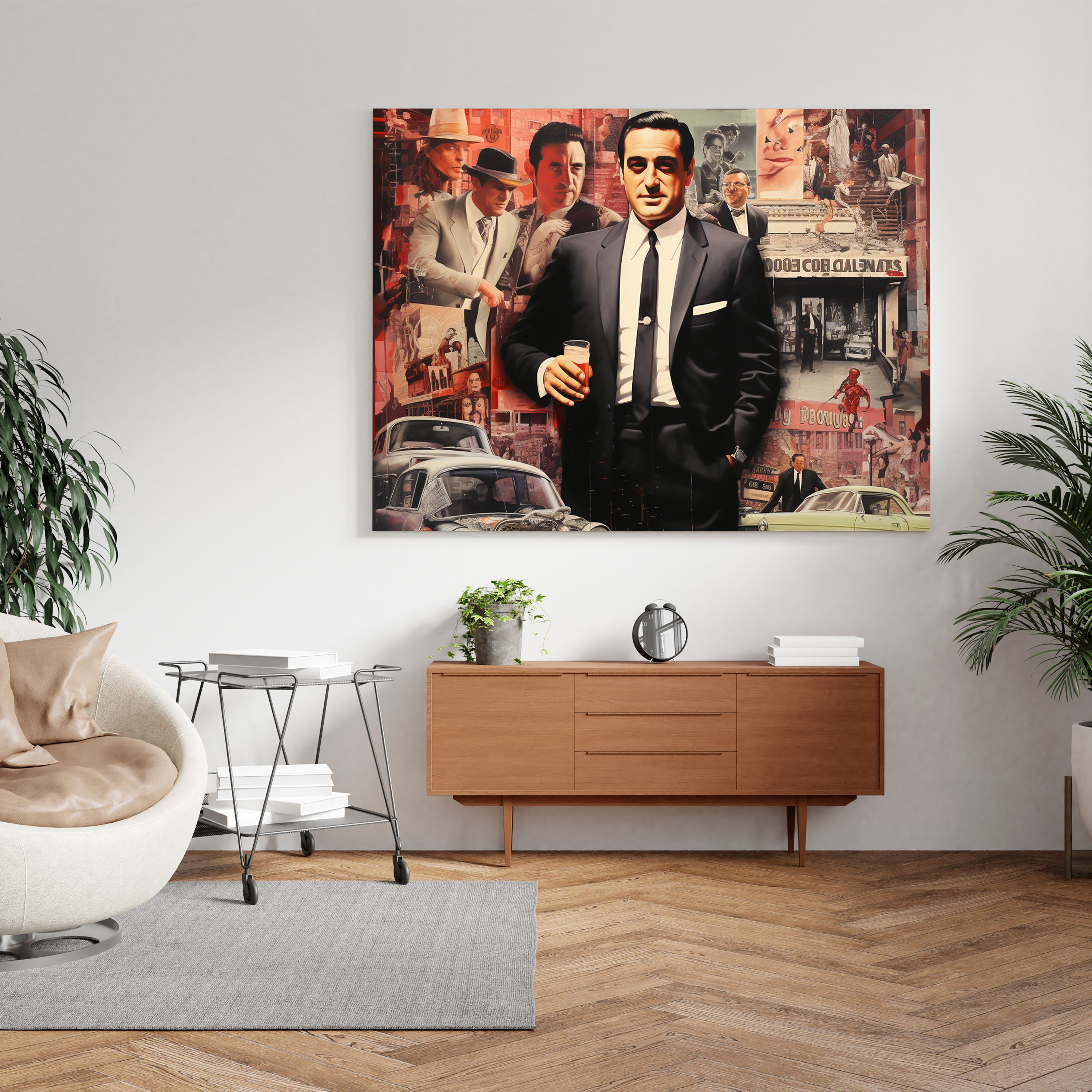 Leinwandbild Goodfellas Surreal - Goodfellas Wandkunst Mafialeben
