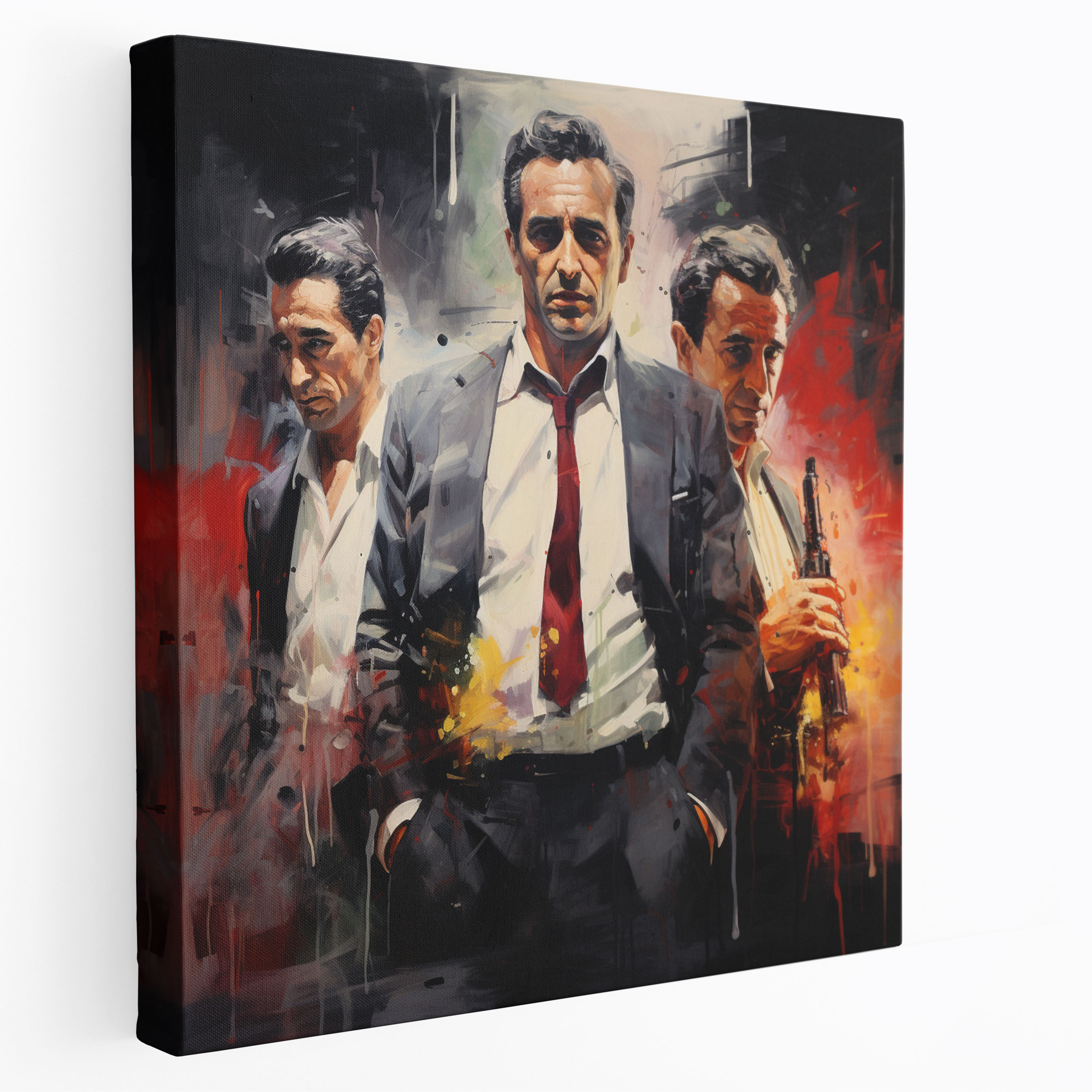 Goodfellas Abstract Painting Canvas Print - Goodfellas, Goodfellas, Canvas Wall Art, Canvas Print