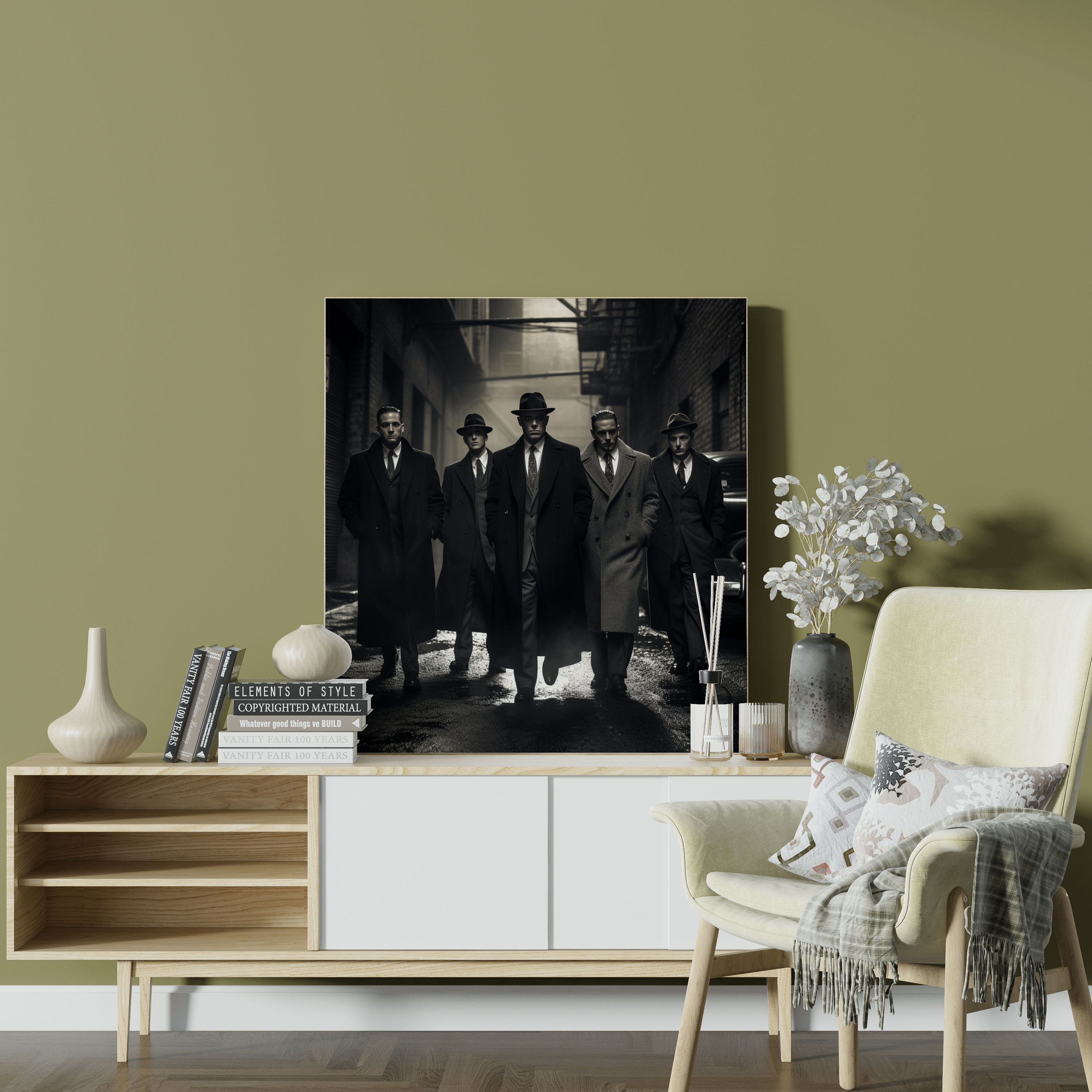 Goodfellas Canvas Print - Classic Black And White Mobster Scene - Goodfellas, Classic, Wall Decoration, Power