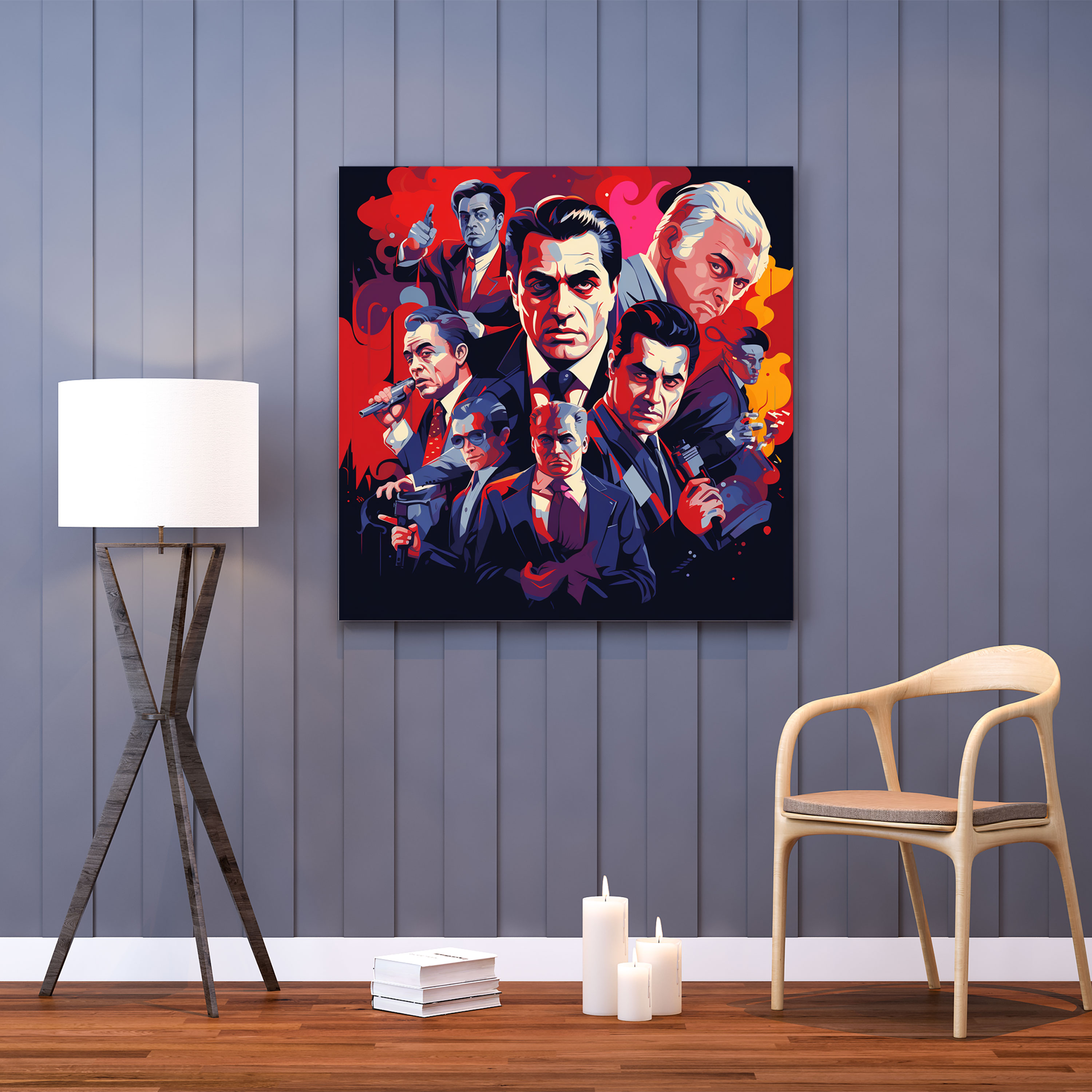 Goodfellas Canvas Print - Pop Art Montage Of Characters And Scenes - Goodfellas, Goodfellas, Excitement, Montage