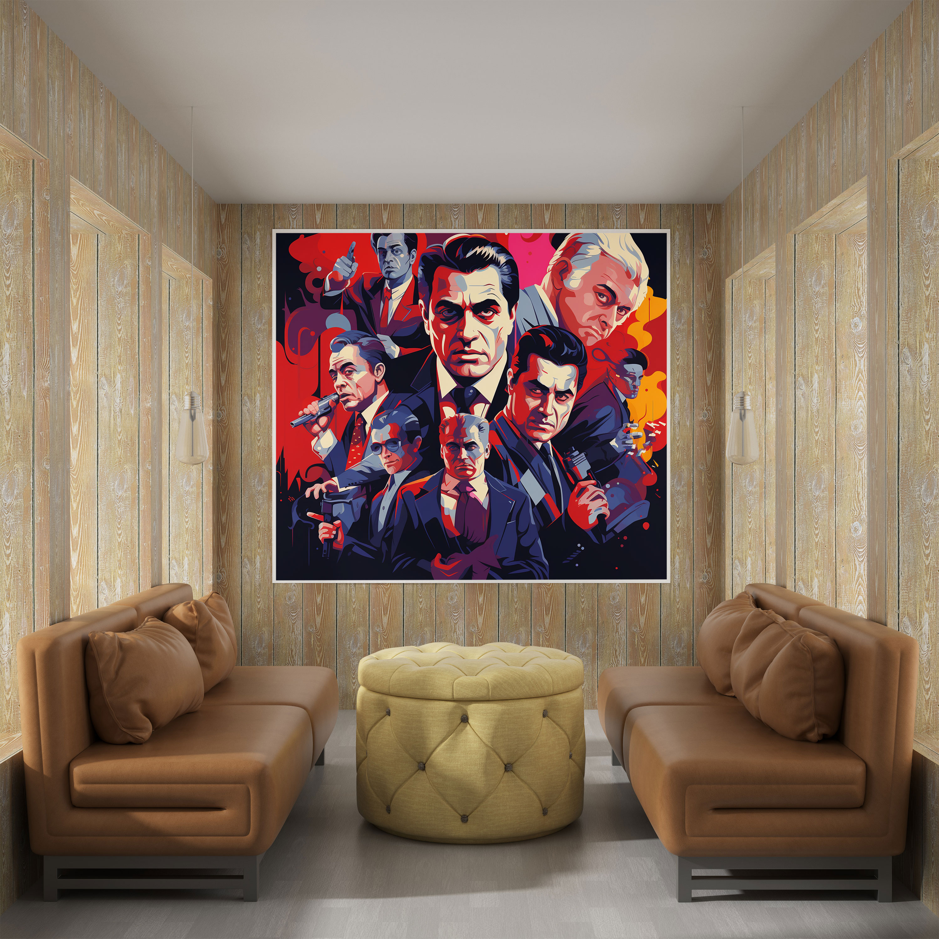 Goodfellas Canvas Print - Pop Art Montage Of Characters And Scenes - Goodfellas, Goodfellas, Excitement, Montage