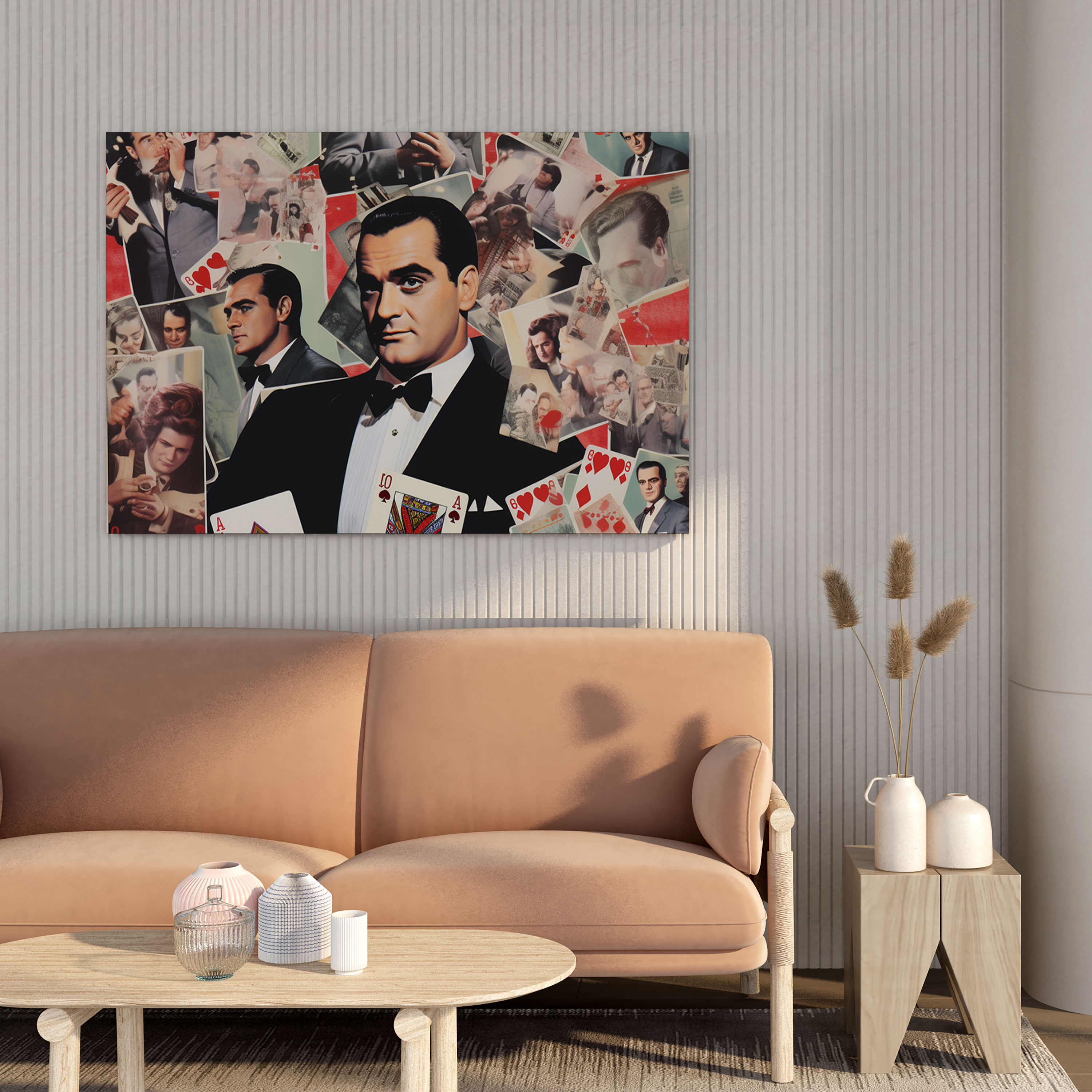 Goodfellas Canvas Print - Vintage Playing Card Collage - Goodfellas, Canvas, Allure, Sophistication