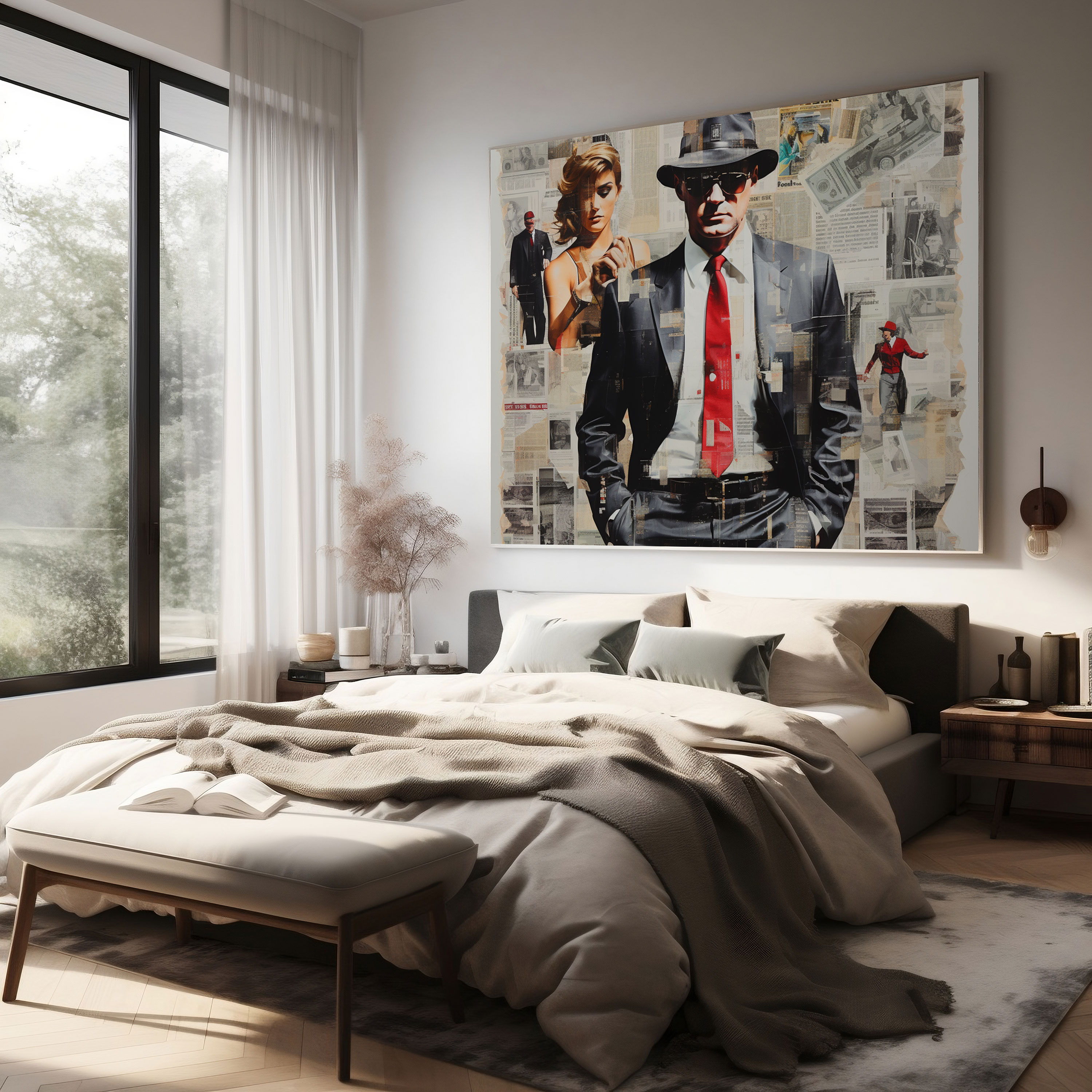 Goodfellas Wall Decoration - Goodfellas, Wall Art, Canvas Print, Mobster Imagery
