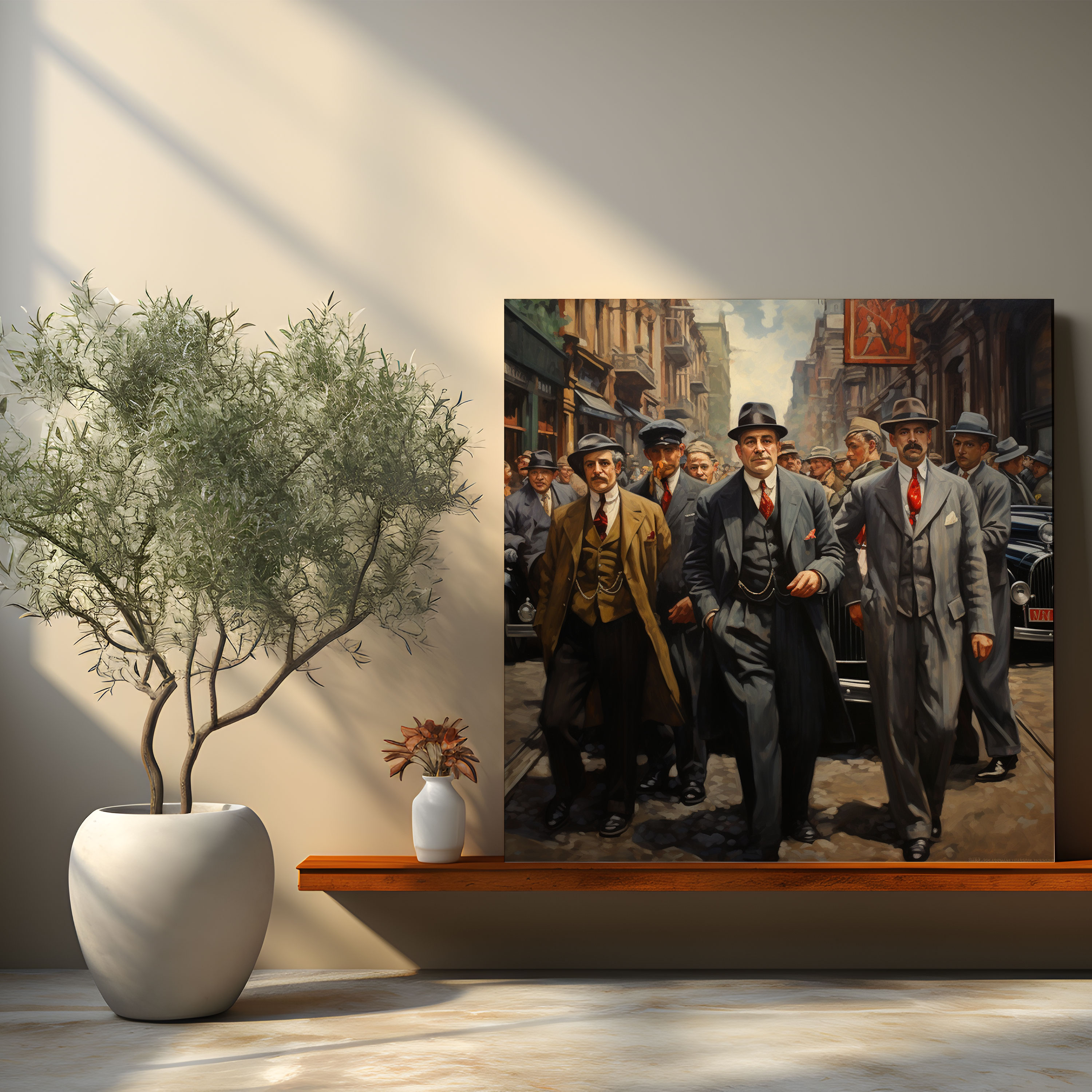 Goodfellas Canvas Print - Goodfellas, Canvas Print, Bustling City Street, Mobsters