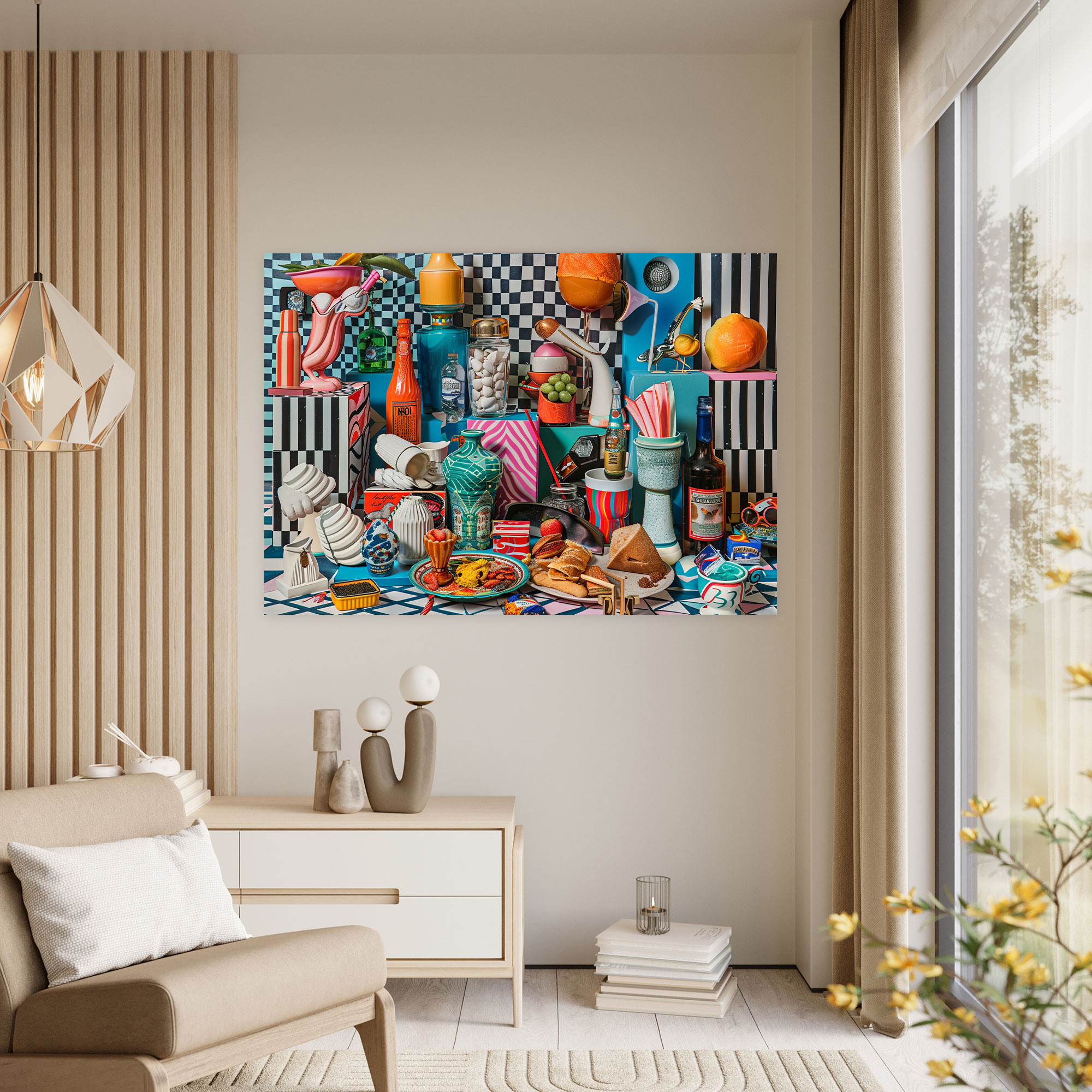 Vibrant Still Life Fovism Wall Art - Fovism, Canvas Print, Canvas Wall Art, Wall Art