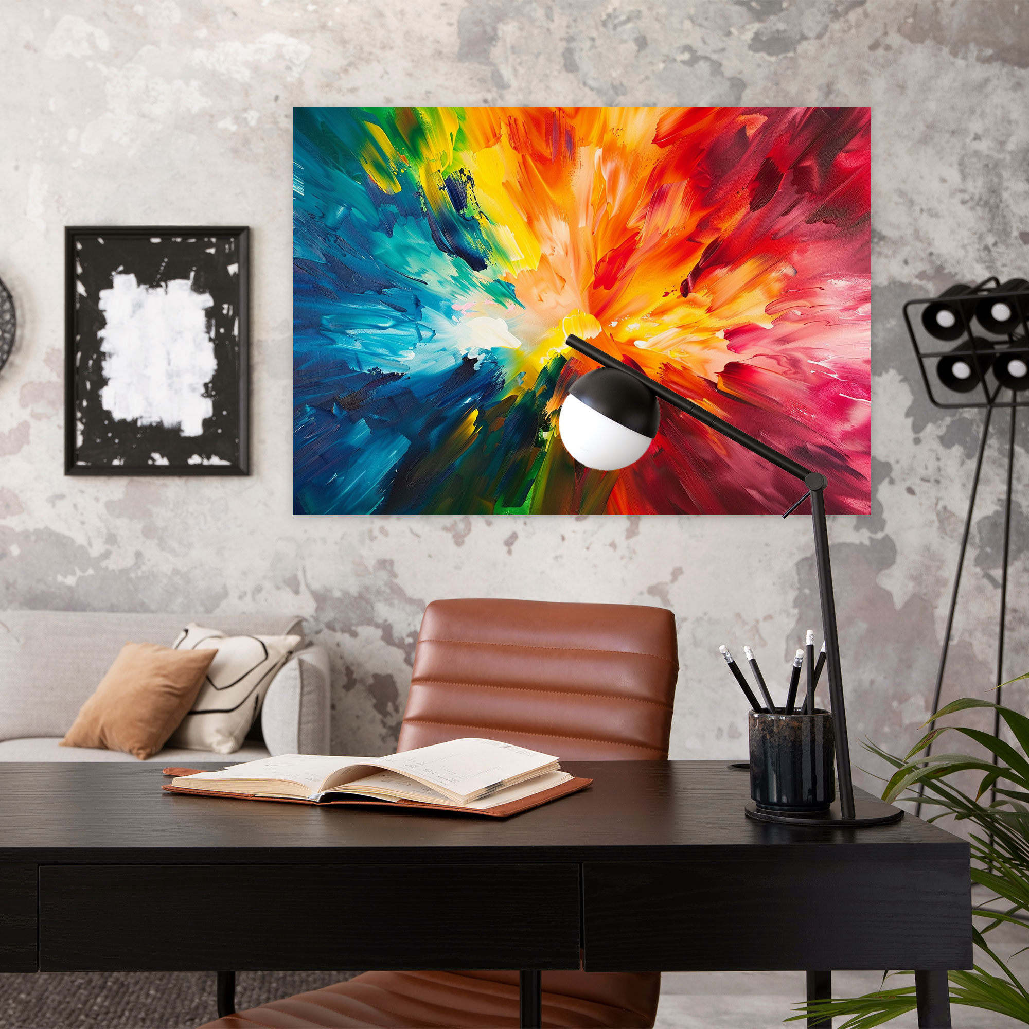 Fovism Abstract Color Explosion Wall Art - Fovism, Fovism, Wall Decoration, Wall Art