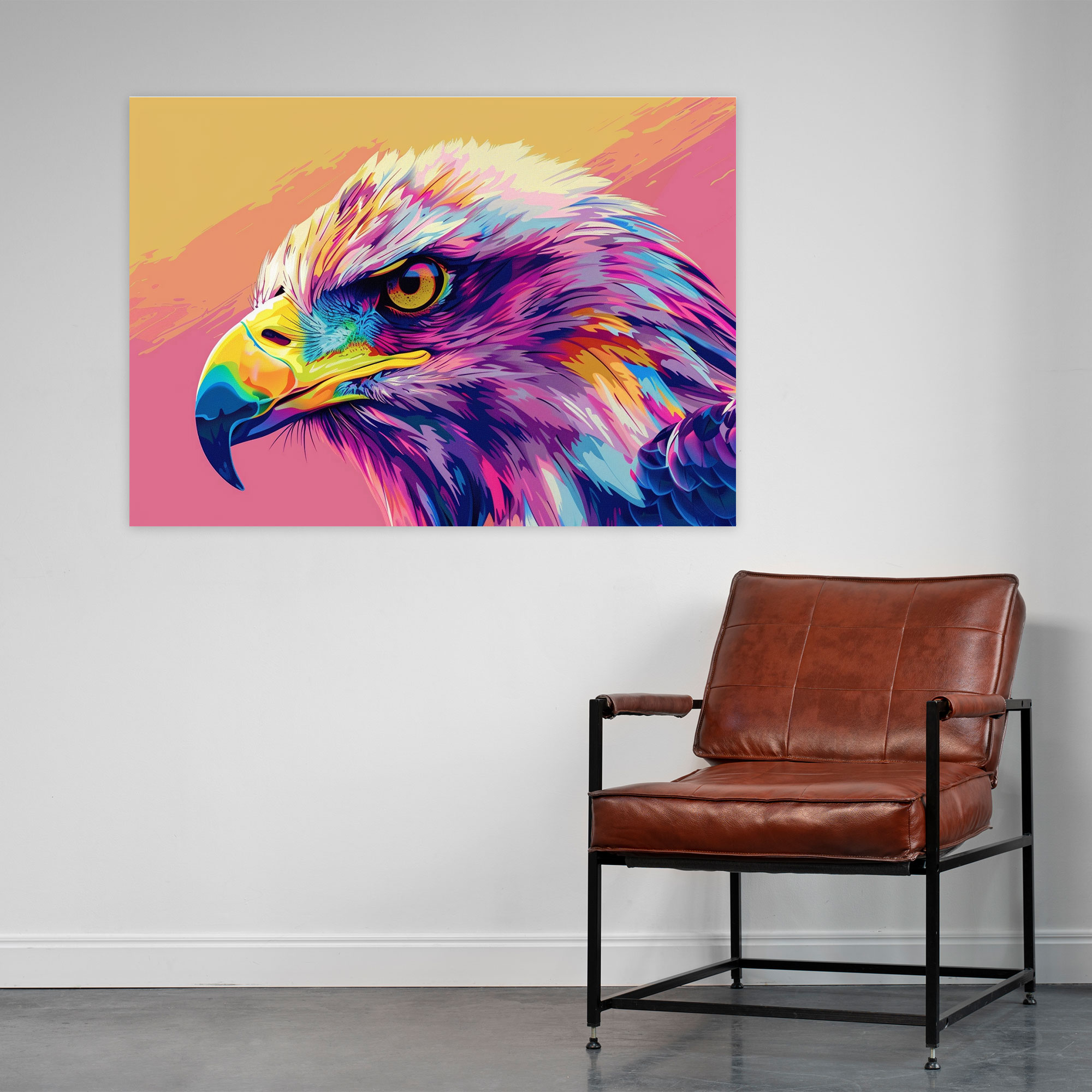 Fovism Vibrant Animal Portraits Wall Decoration - Fovism, Canvas, Home Decoration, Fovism