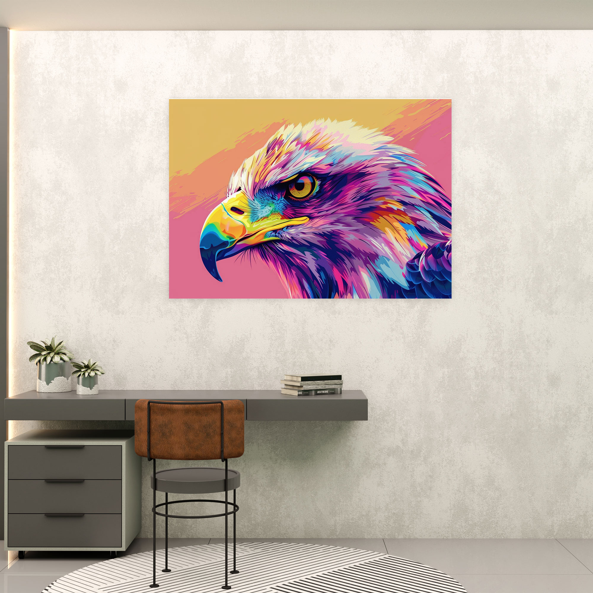 Fovism Vibrant Animal Portraits Wall Decoration - Fovism, Canvas, Home Decoration, Fovism