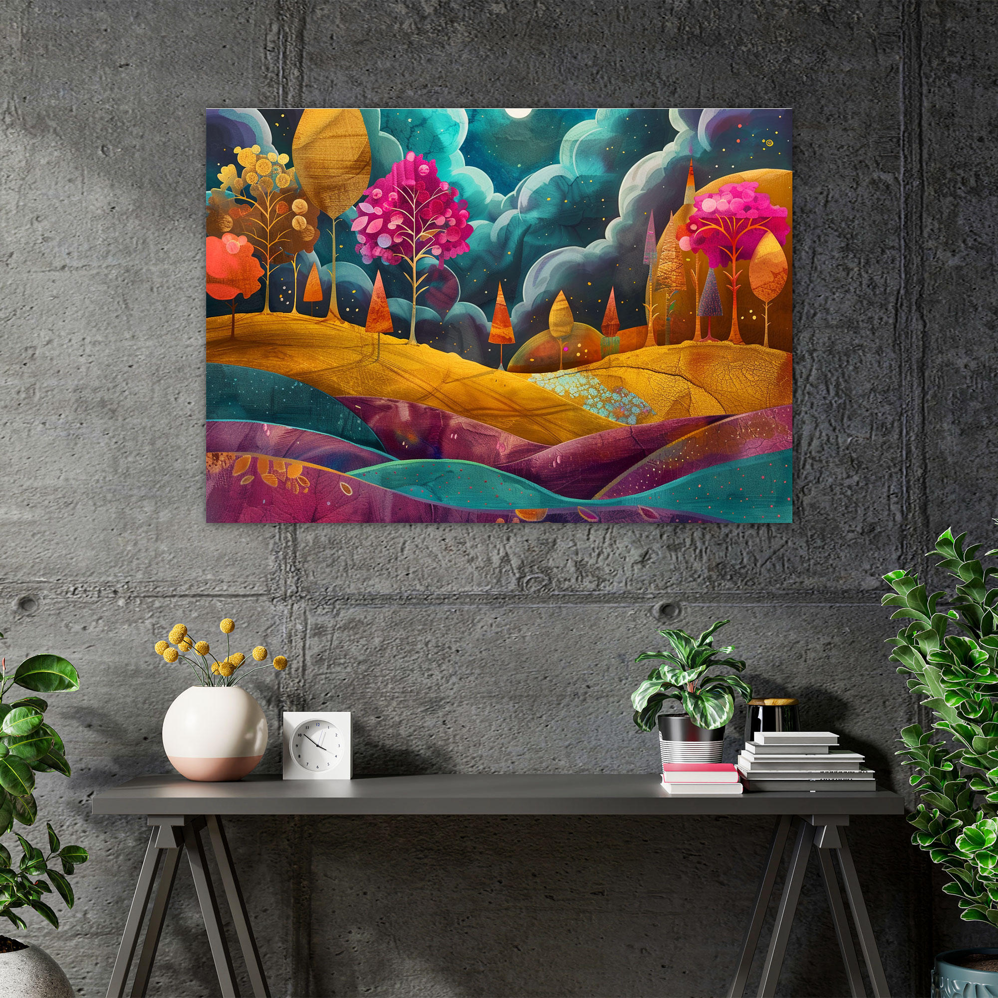 Fovism Art Style Landscape Canvas Print - Fovism, Fovism Art Style, Home Decoration, Wall Art