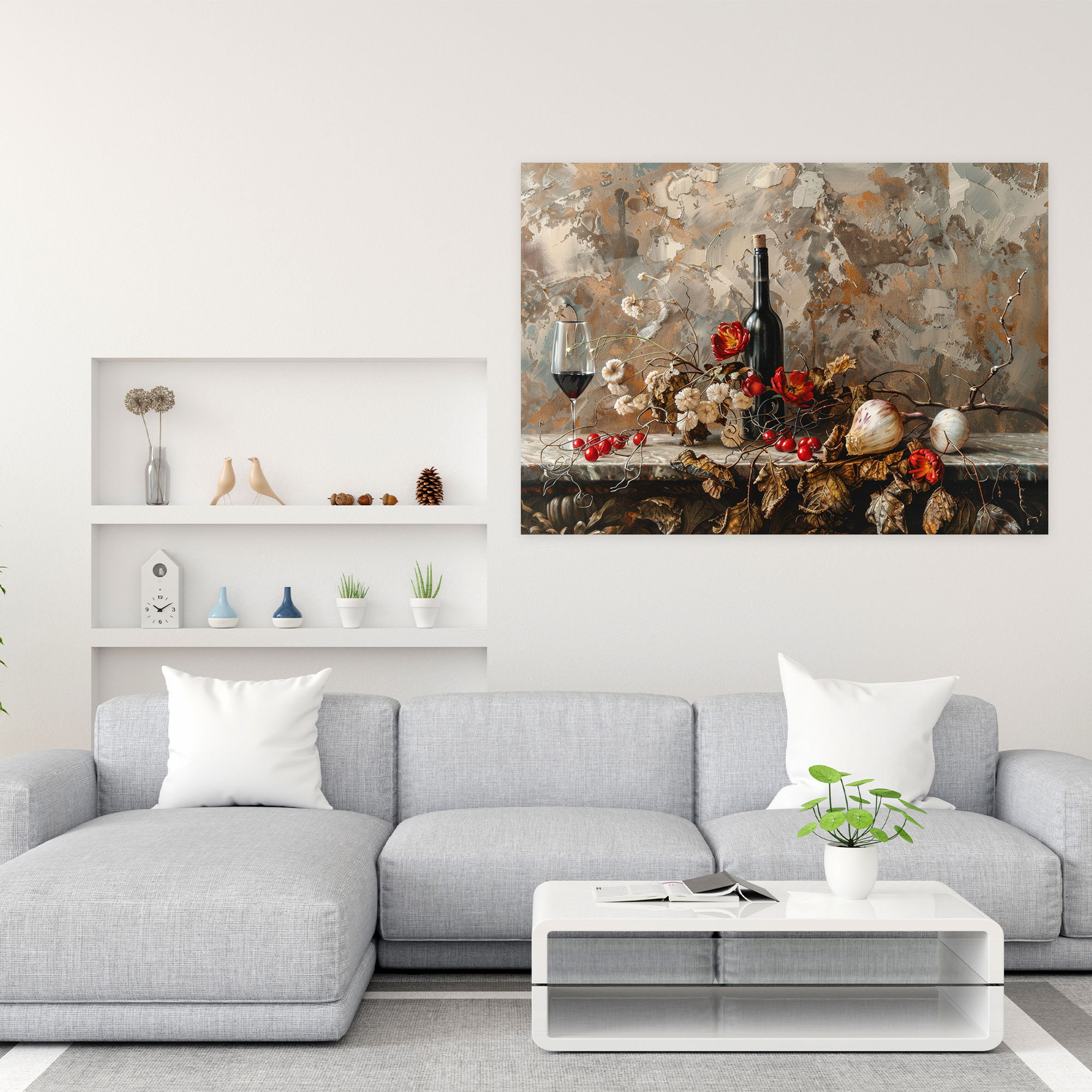 Fovism Art Style Still Life Canvas Print - Fovism, Wall Art, Fovism Art Style, Canvas