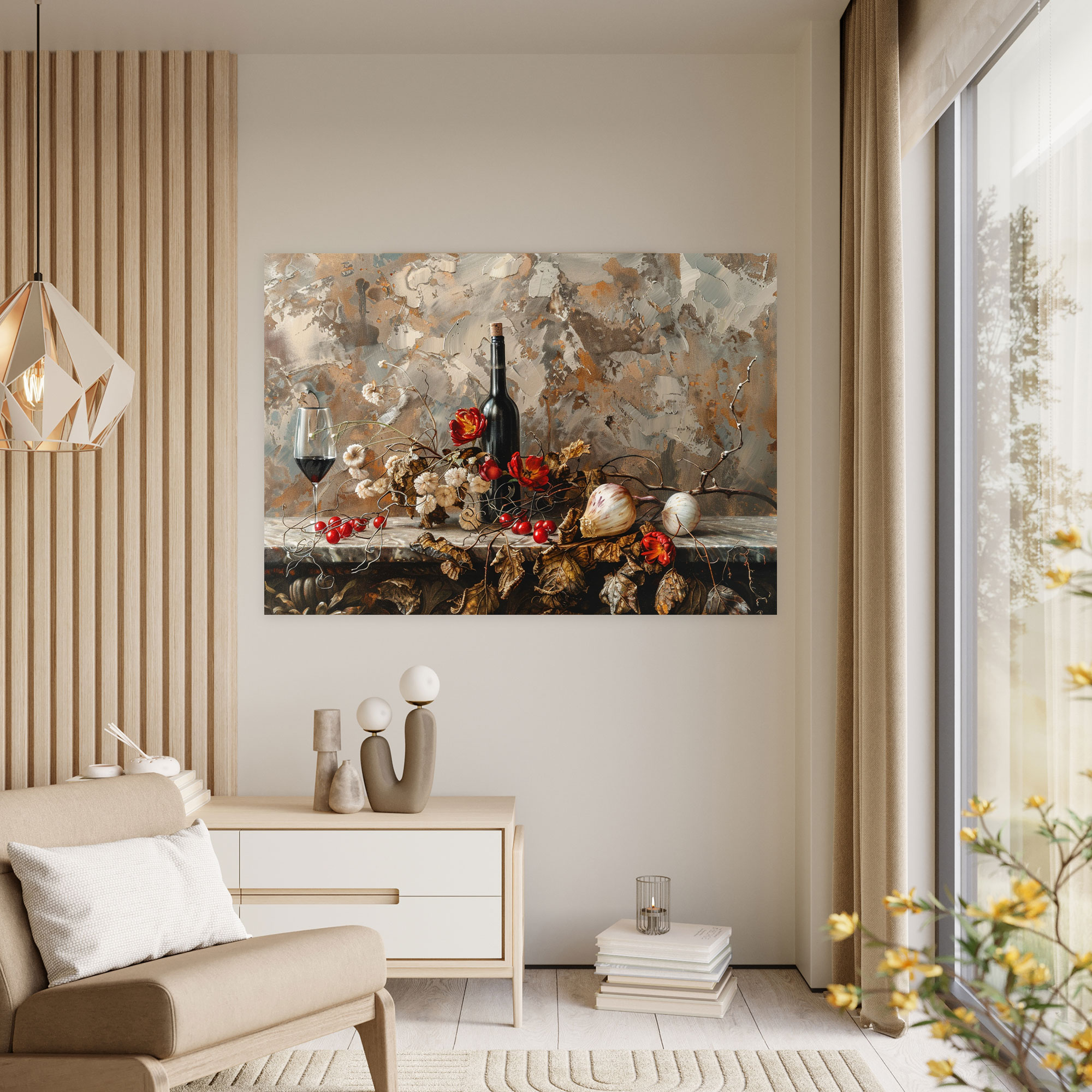 Fovism Art Style Still Life Canvas Print - Fovism, Wall Art, Fovism Art Style, Canvas