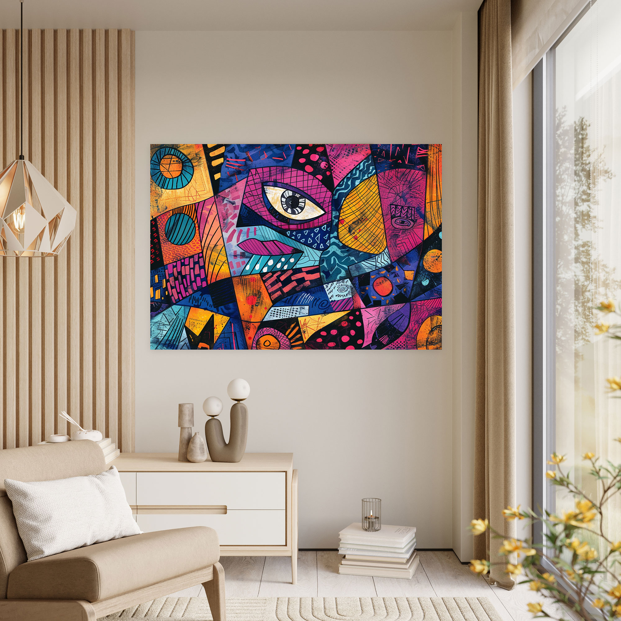 Fovism Art Style Abstract Patterns Canvas Print - Fovism, Canvas Wall Art, Canvas Print, Canvas
