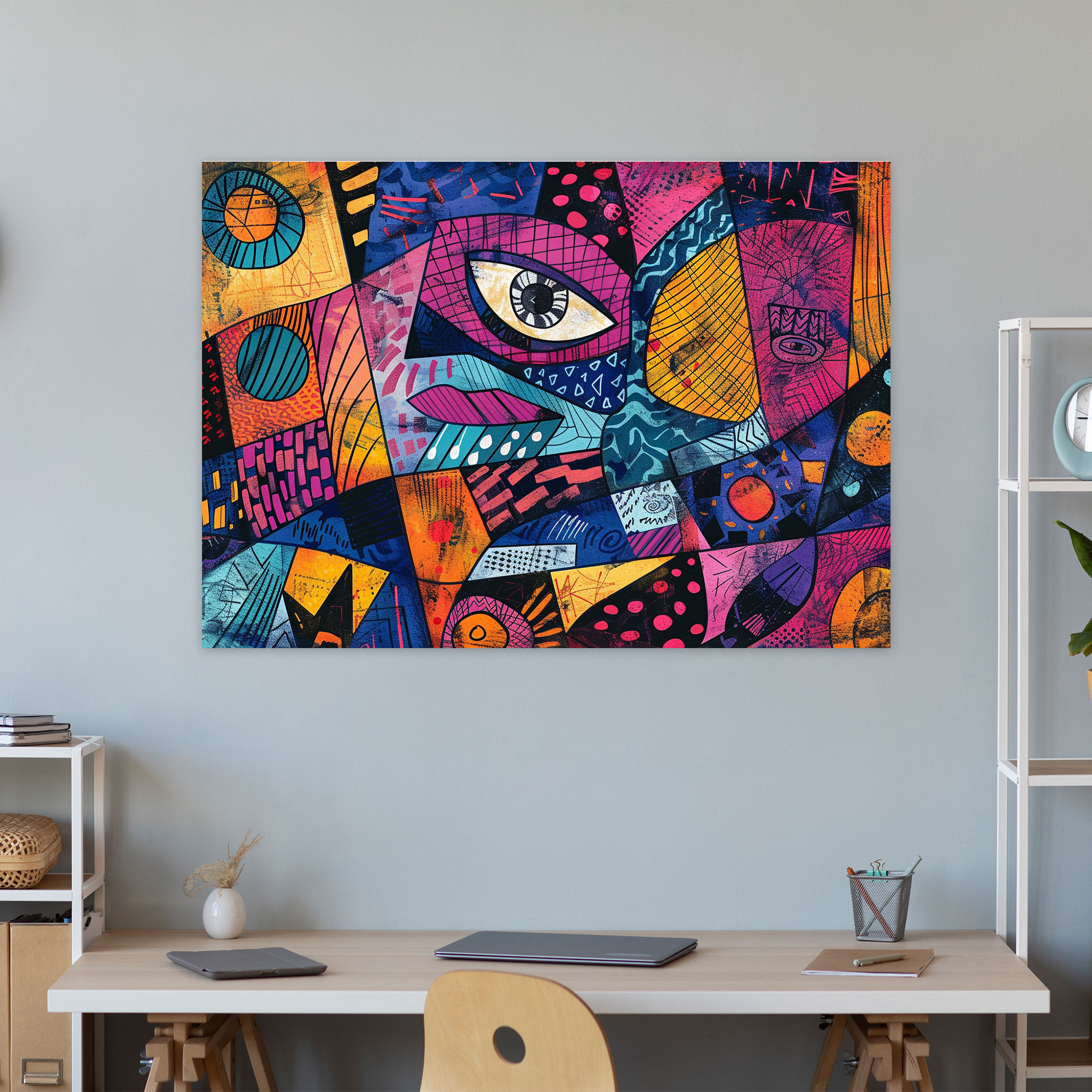 Fovism Art Style Abstract Patterns Canvas Print - Fovism, Canvas Wall Art, Canvas Print, Canvas