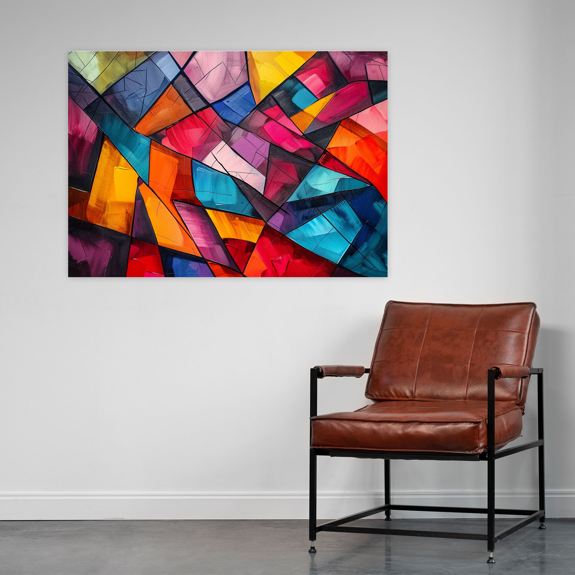 Fovism Art Style Canvas Print - Fovism, Home Decoration, Fovism Art Style, Geometric Shapes