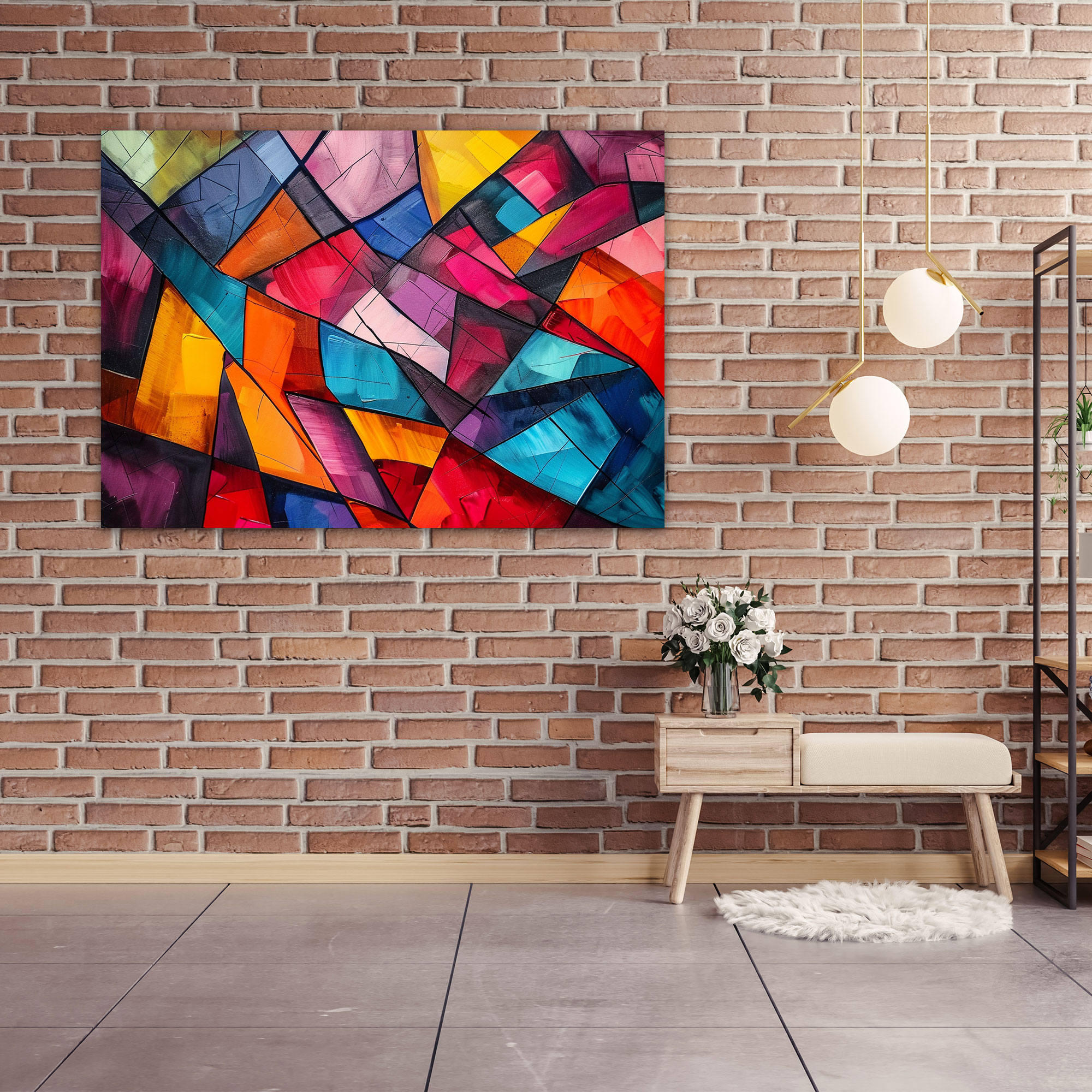 Fovism Art Style Canvas Print - Fovism, Home Decoration, Fovism Art Style, Geometric Shapes