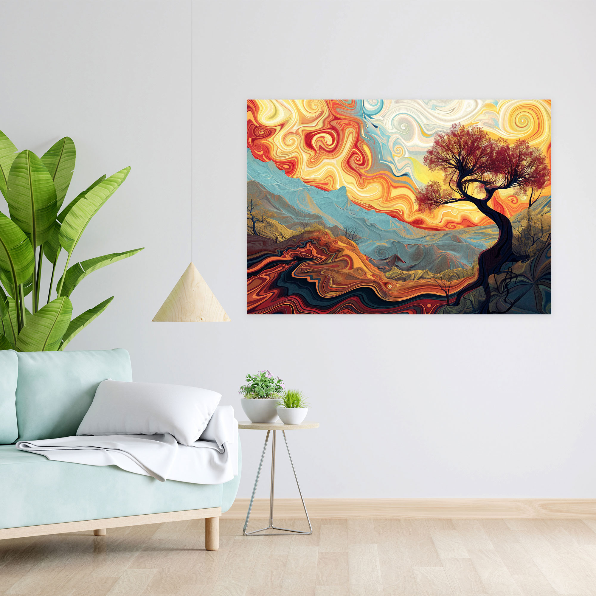 Fovism Art Style Wall Art - Fovism, Wall Decoration, Home Decoration, Swirling Patterns