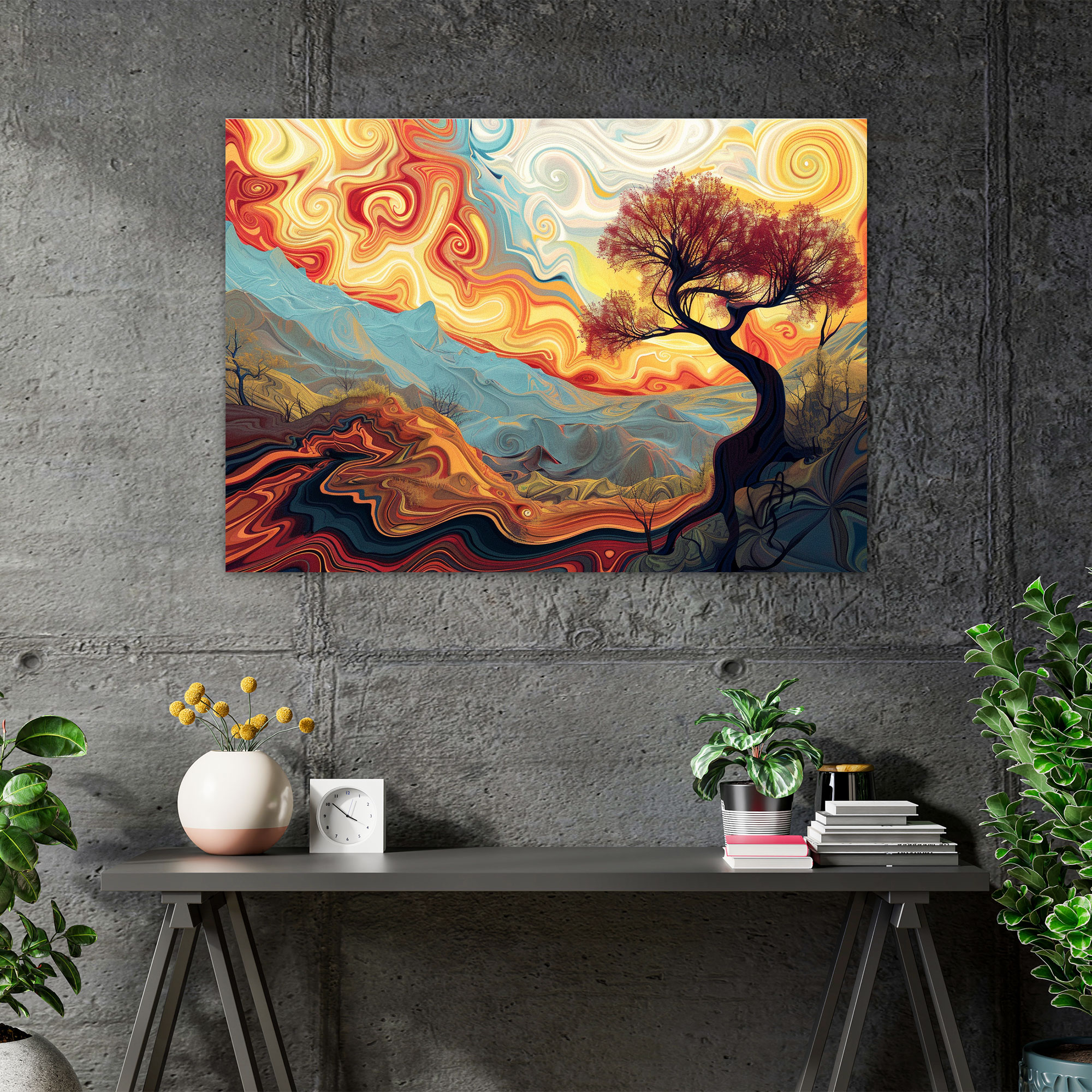 Fovism Art Style Wall Art - Fovism, Wall Decoration, Home Decoration, Swirling Patterns
