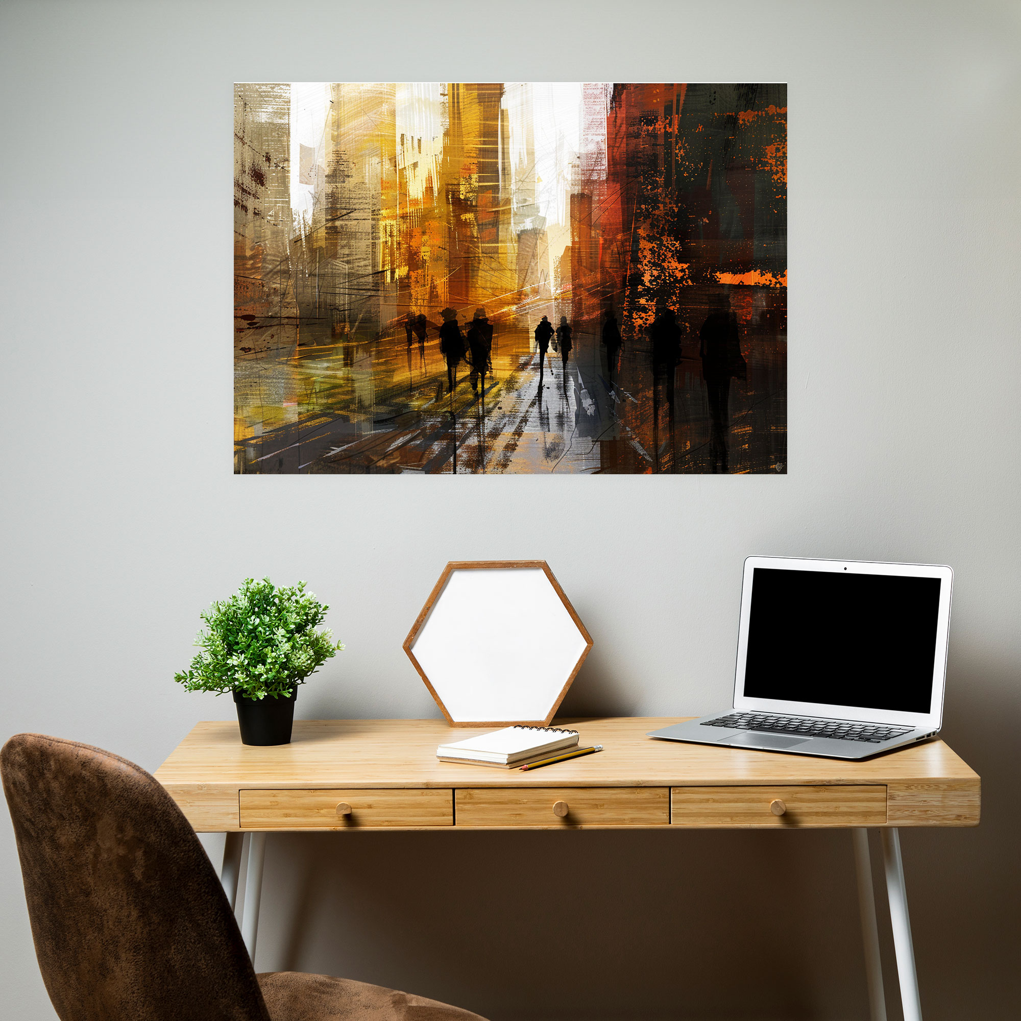 Fovism Art Style Canvas Print - Fovism, City Life, Home Decoration, Fovism Art Style