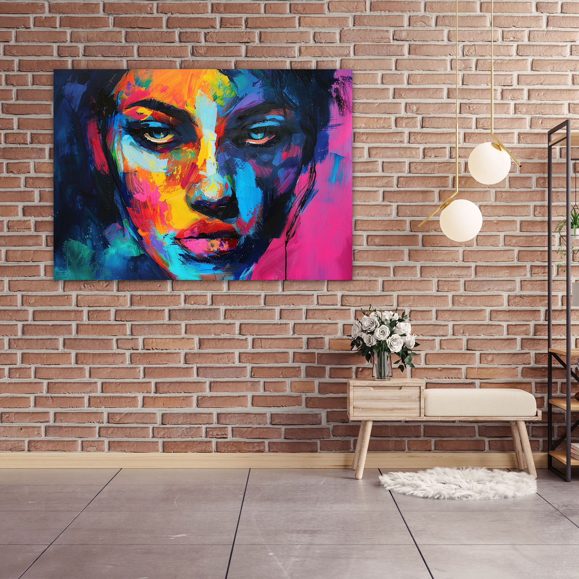 Fovism Art Style Wall Decoration - Fovism, Wall Decoration, Fovism Art Style, Abstract Portrait