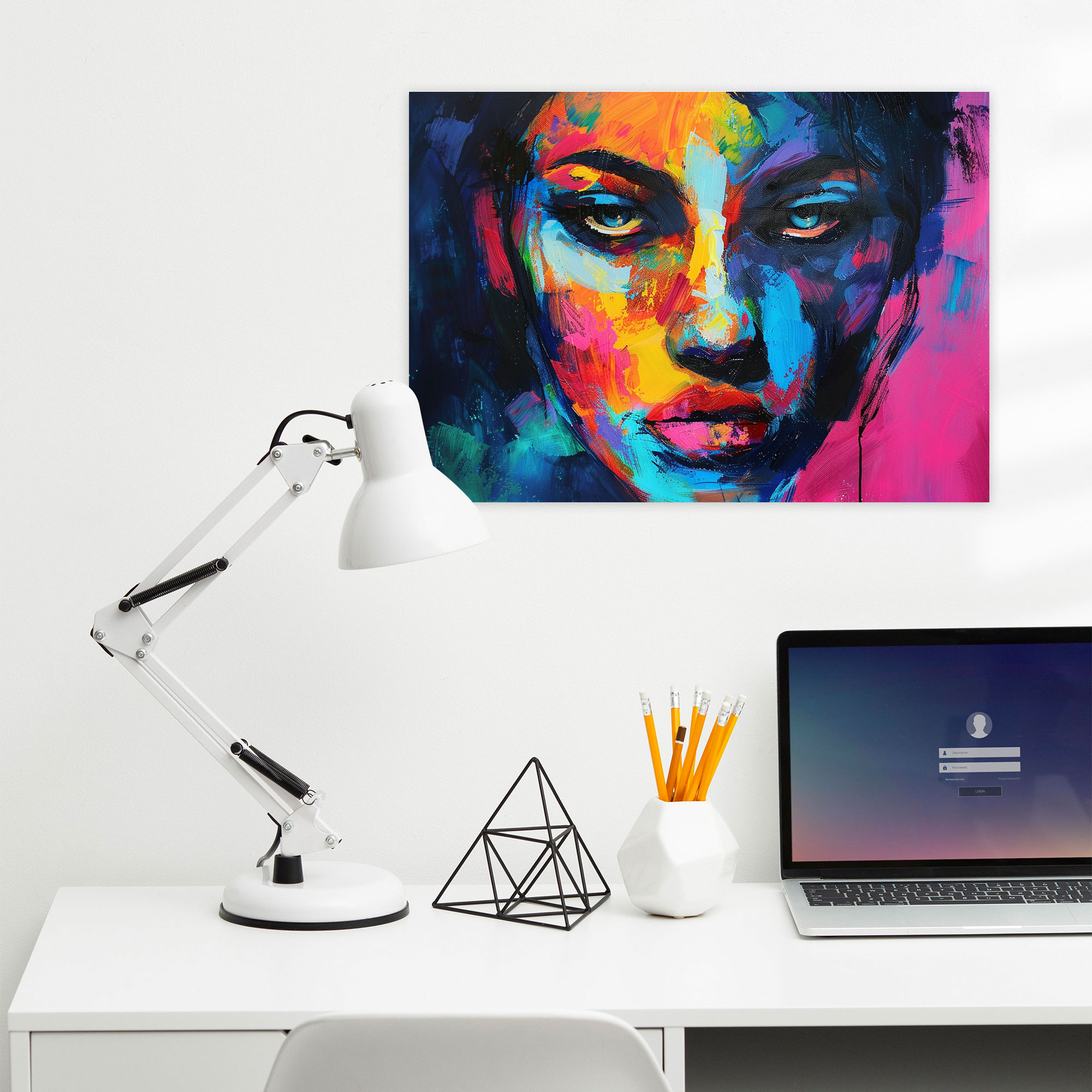 Fovism Art Style Wall Decoration - Fovism, Wall Decoration, Fovism Art Style, Abstract Portrait