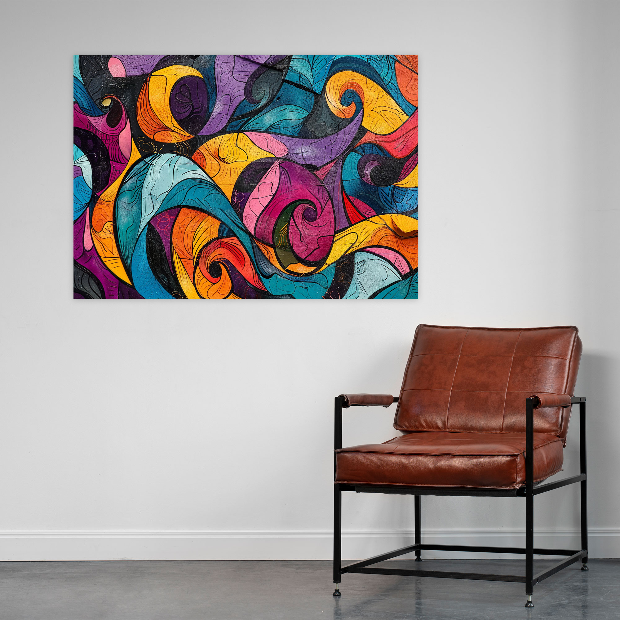 Fovism Art Style Wall Art - Fovism, Canvas, Fovism Art Style, Abstract Composition