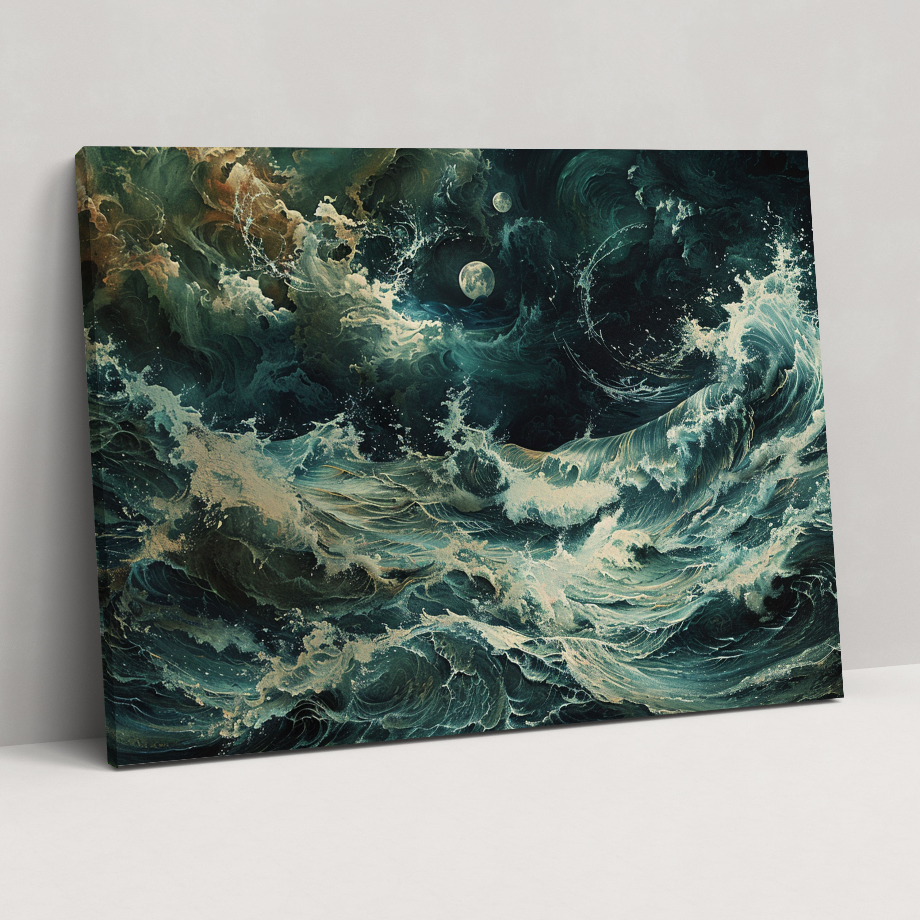 Fovism Art Style Wall Decoration - Fovism, Bold Brushwork, Seascape, Exaggerated Waves