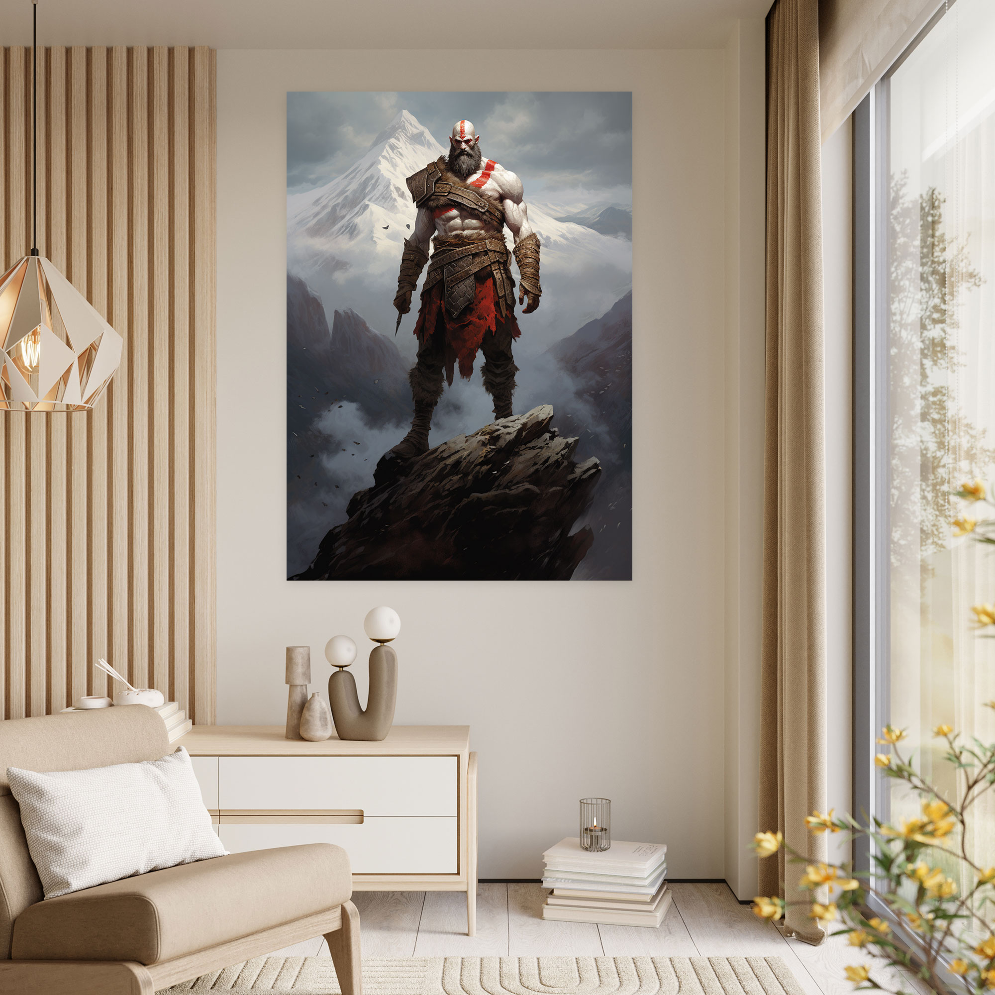 God Of War Canvas Print - God Of War, God Of War Standing Tall, Canvas Print, God Of War