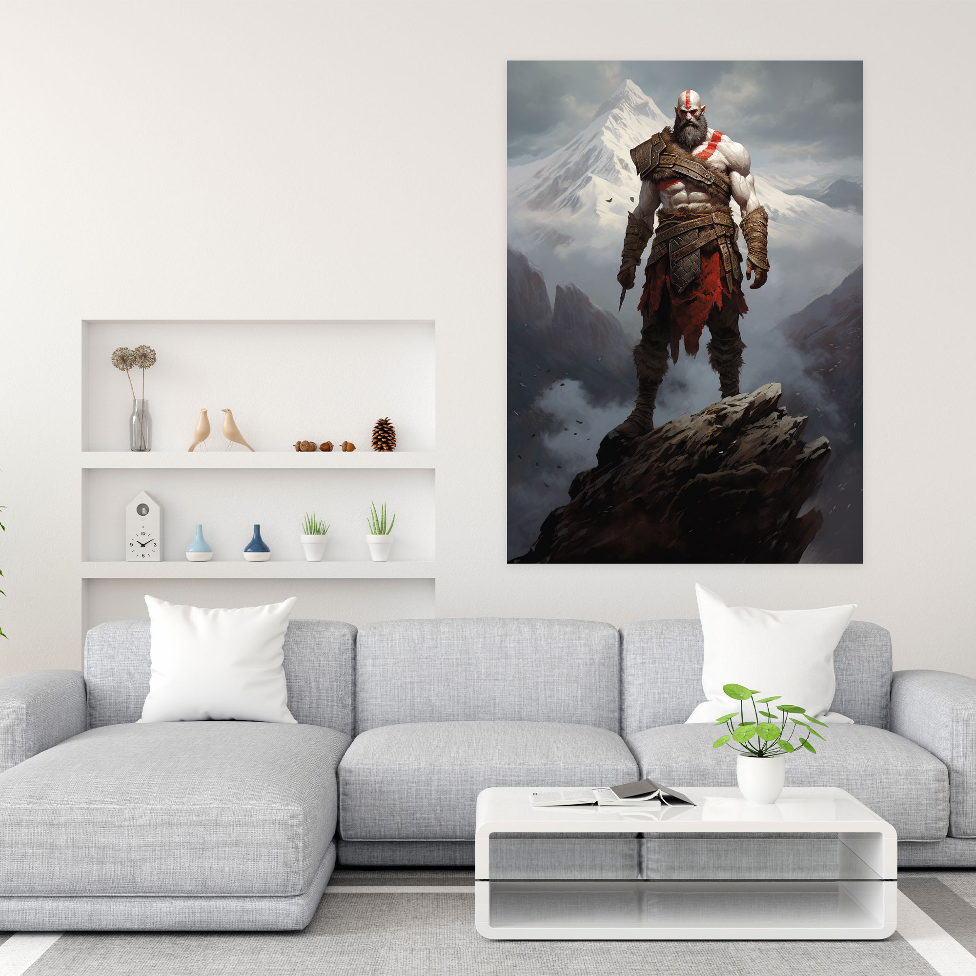 God Of War Canvas Print - God Of War, God Of War Standing Tall, Canvas Print, God Of War