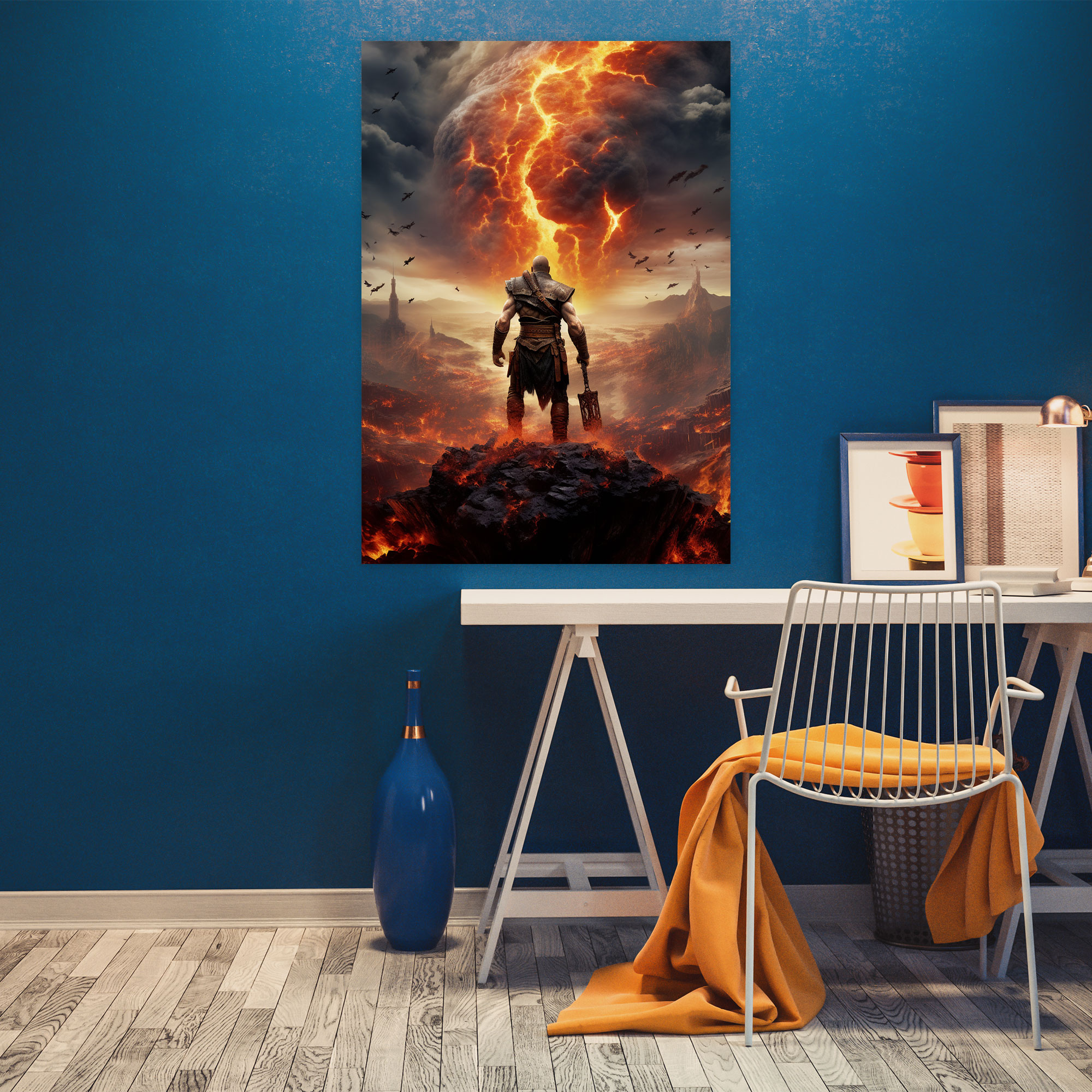 God Of War Canvas Print - God Of War, Wall Art, God Of War, Strength