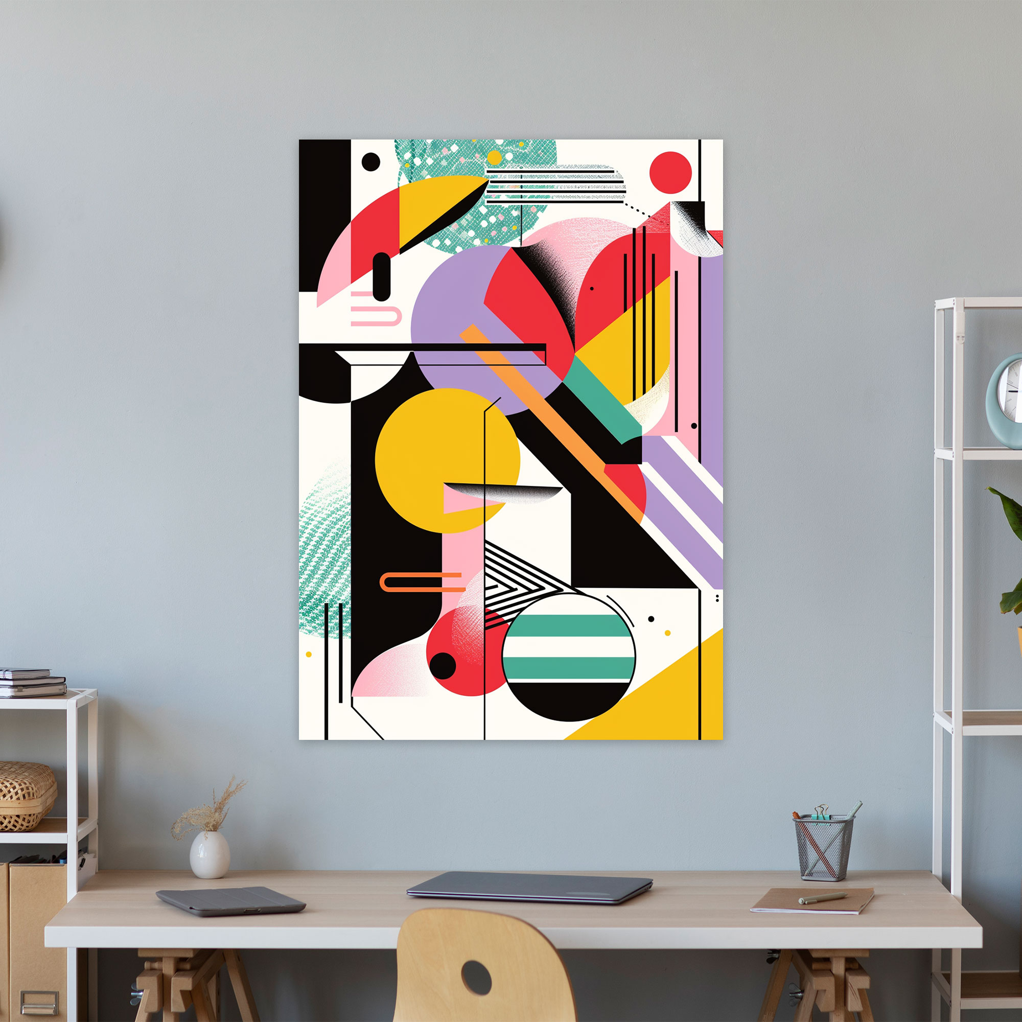 Futurism Canvas Print Geometric Shapes - Futurism, Futurism, Canvas Print, Geometric Shapes